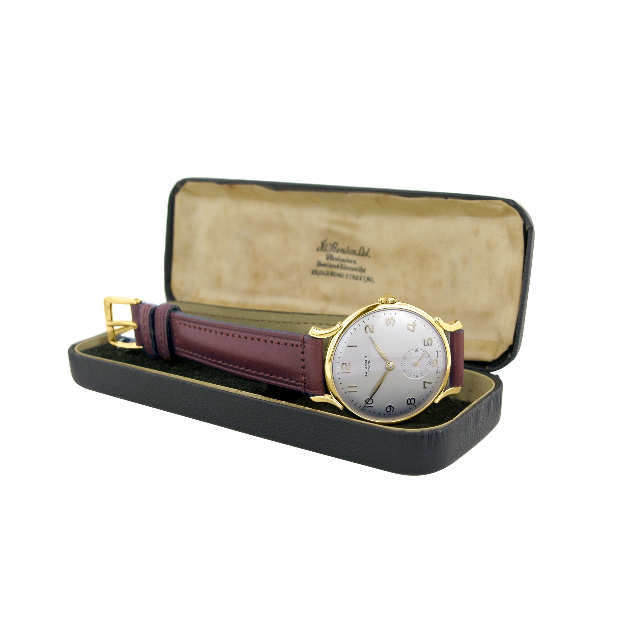 Vintage Gold Watch by J.W. Benson of London