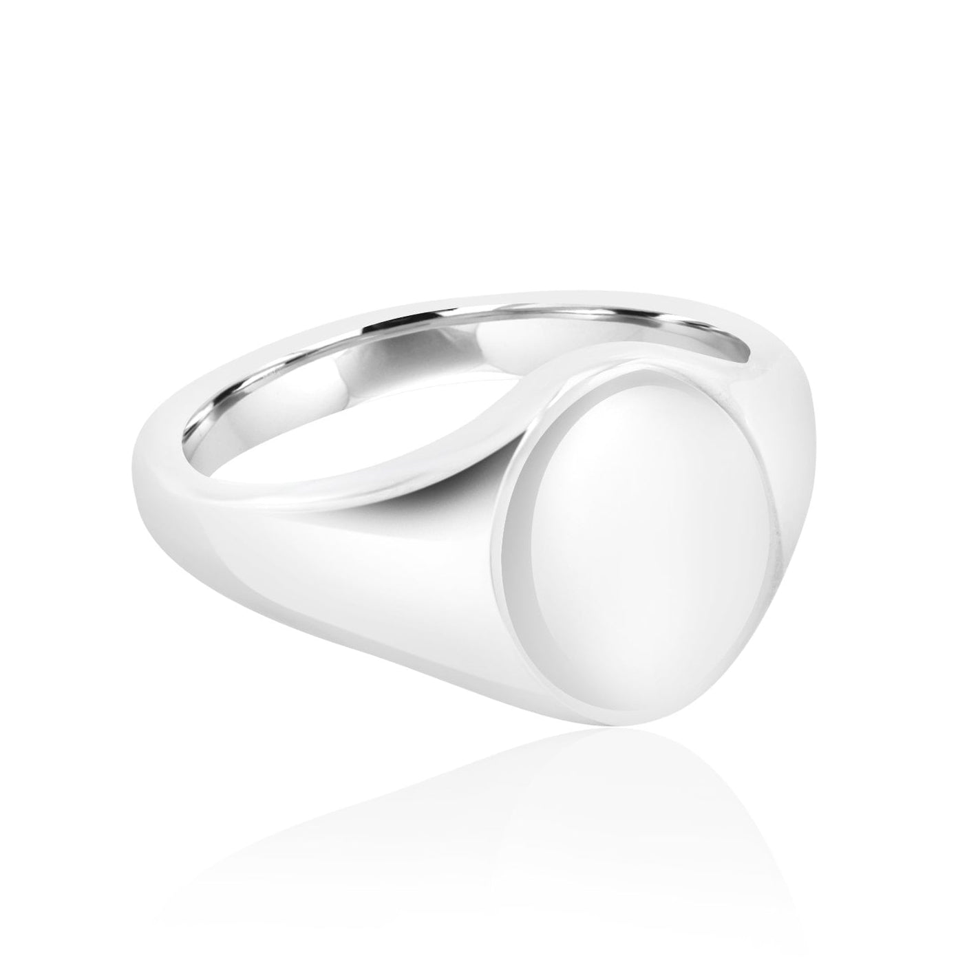 Silver Engravable Signet Ring