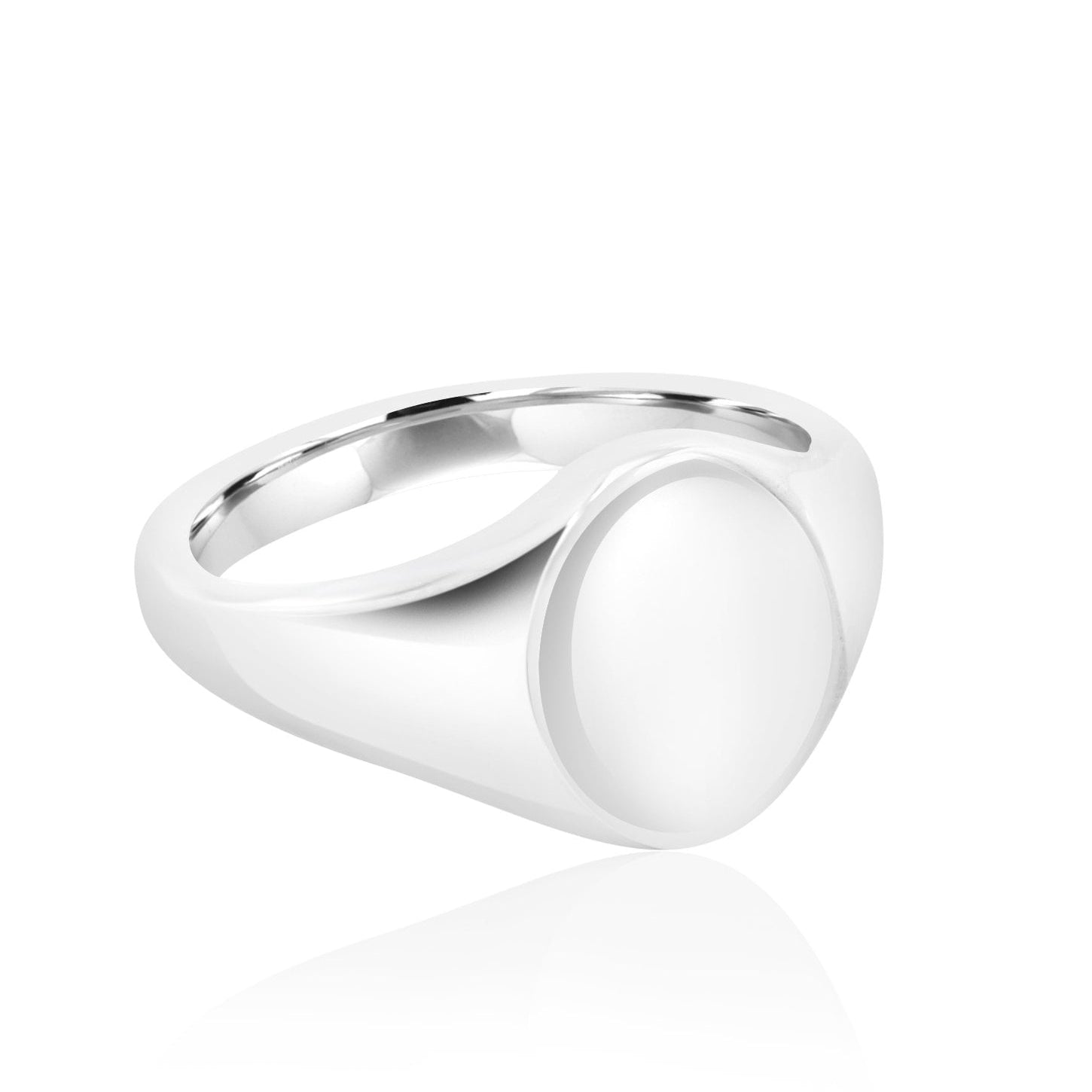 Silver Engravable Signet Ring