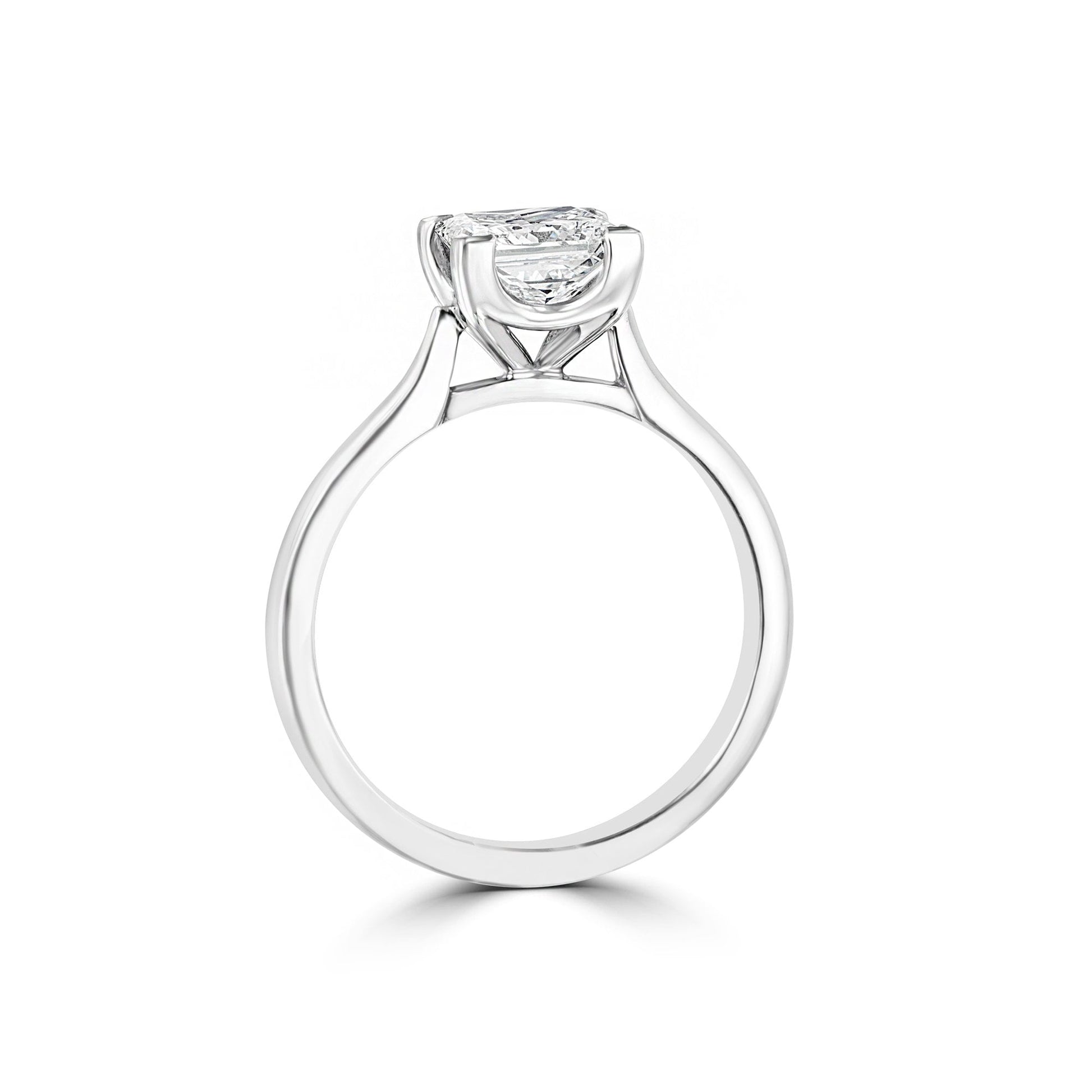 1.51ct Square Diamond Solitaire Ring WIth GIA Certificate
