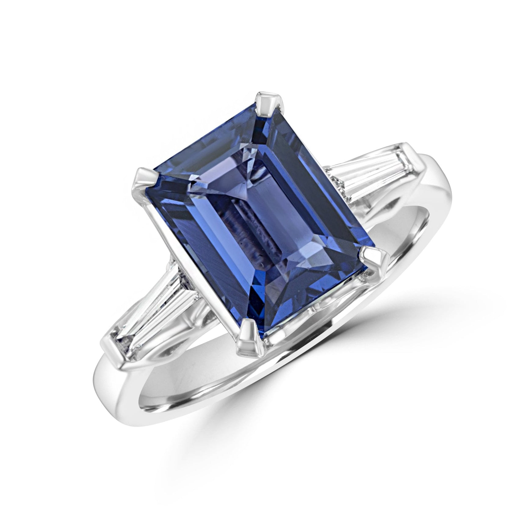 3.34ct Tanzanite and Diamond Ring