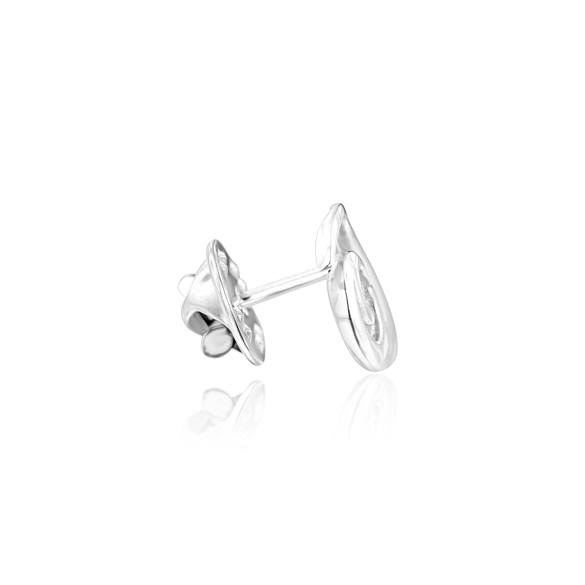 Sterling Silver Crashing Waves Pin Brooch