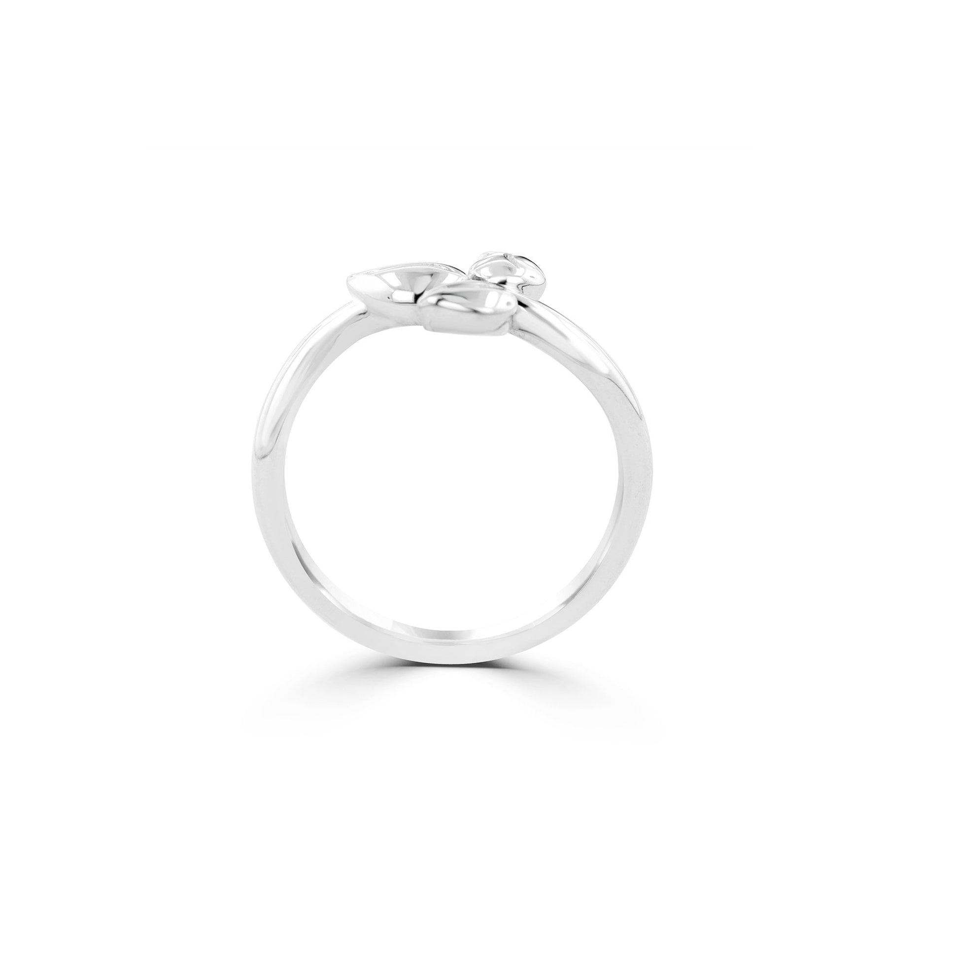 Avanti Silver Three Leaf Ring