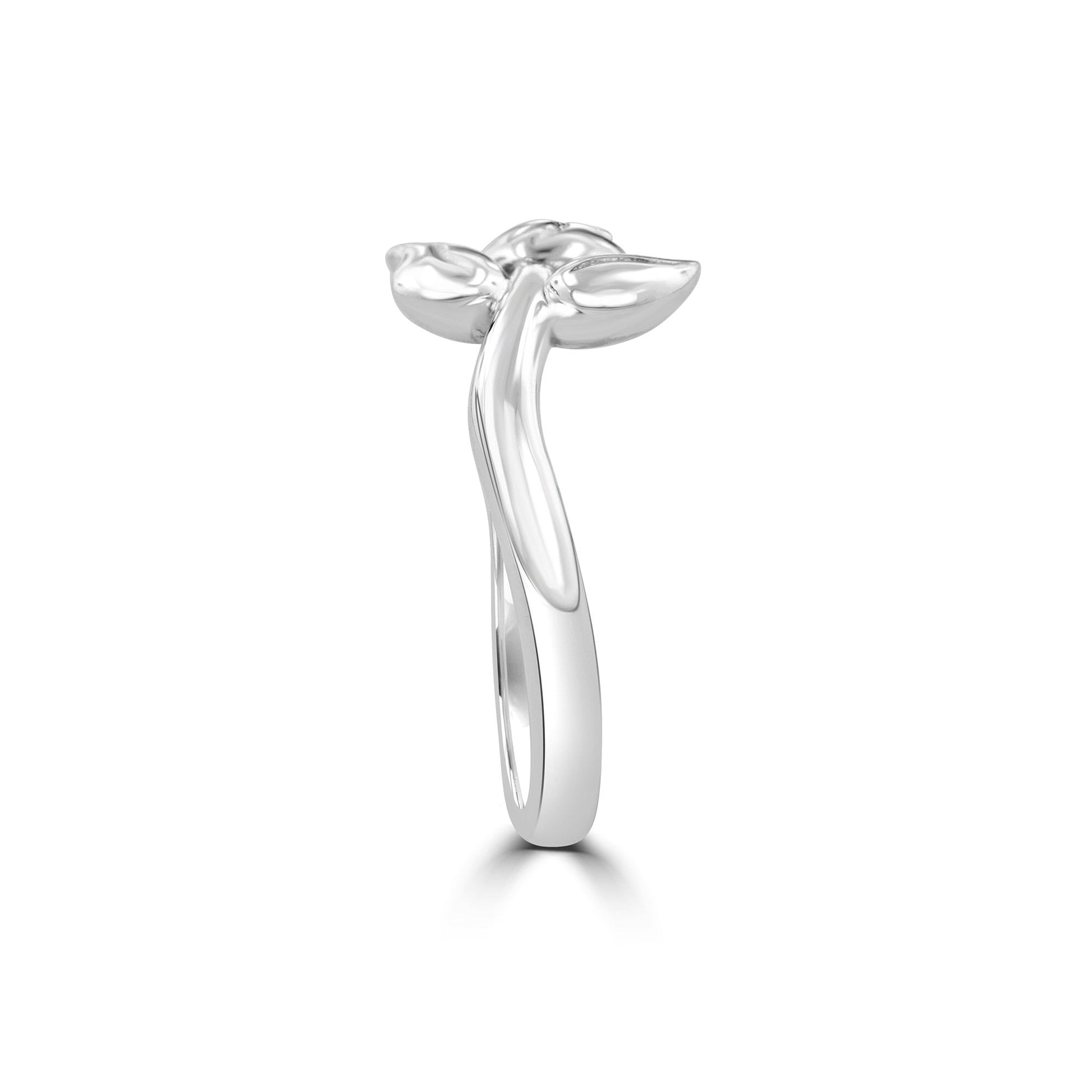 Avanti Silver Three Leaf Ring