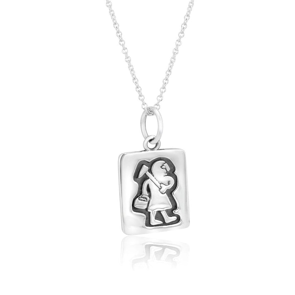 T'owd Man Silver Necklace
