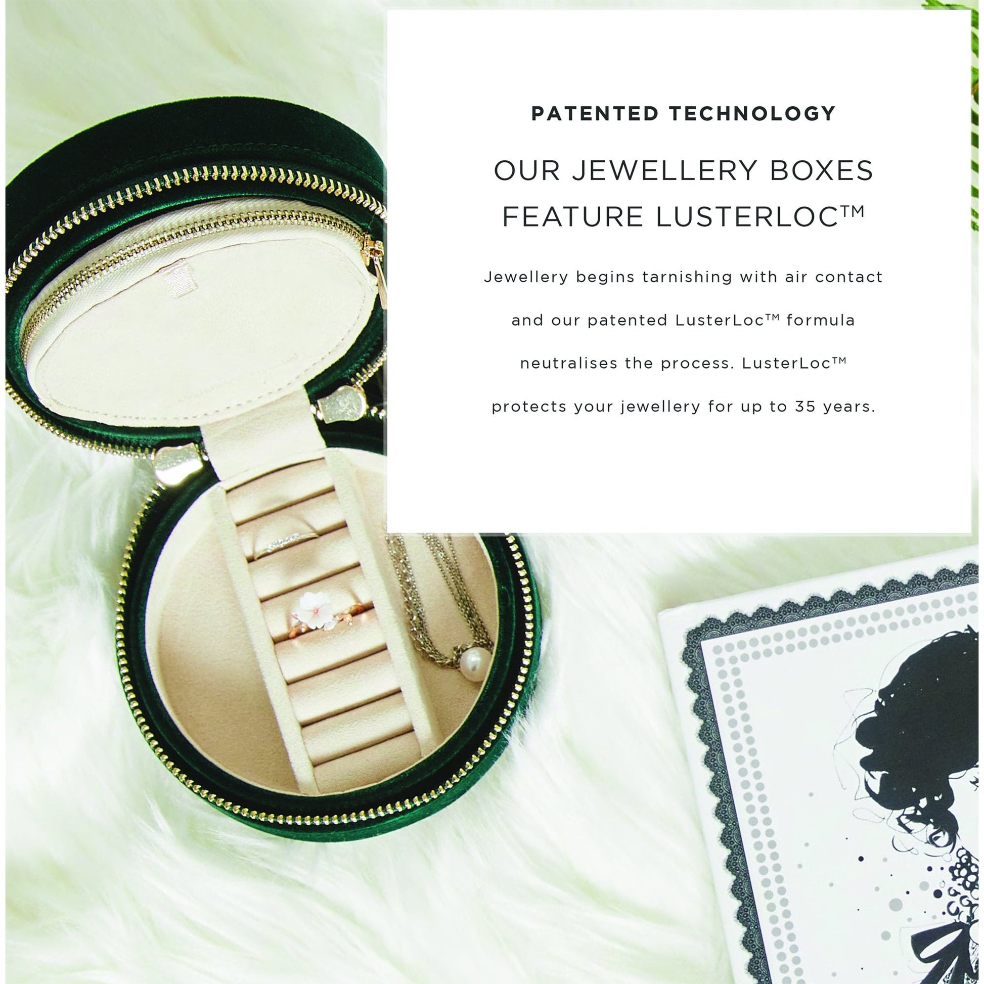 Palermo Pewter Leather Jewellery Box
