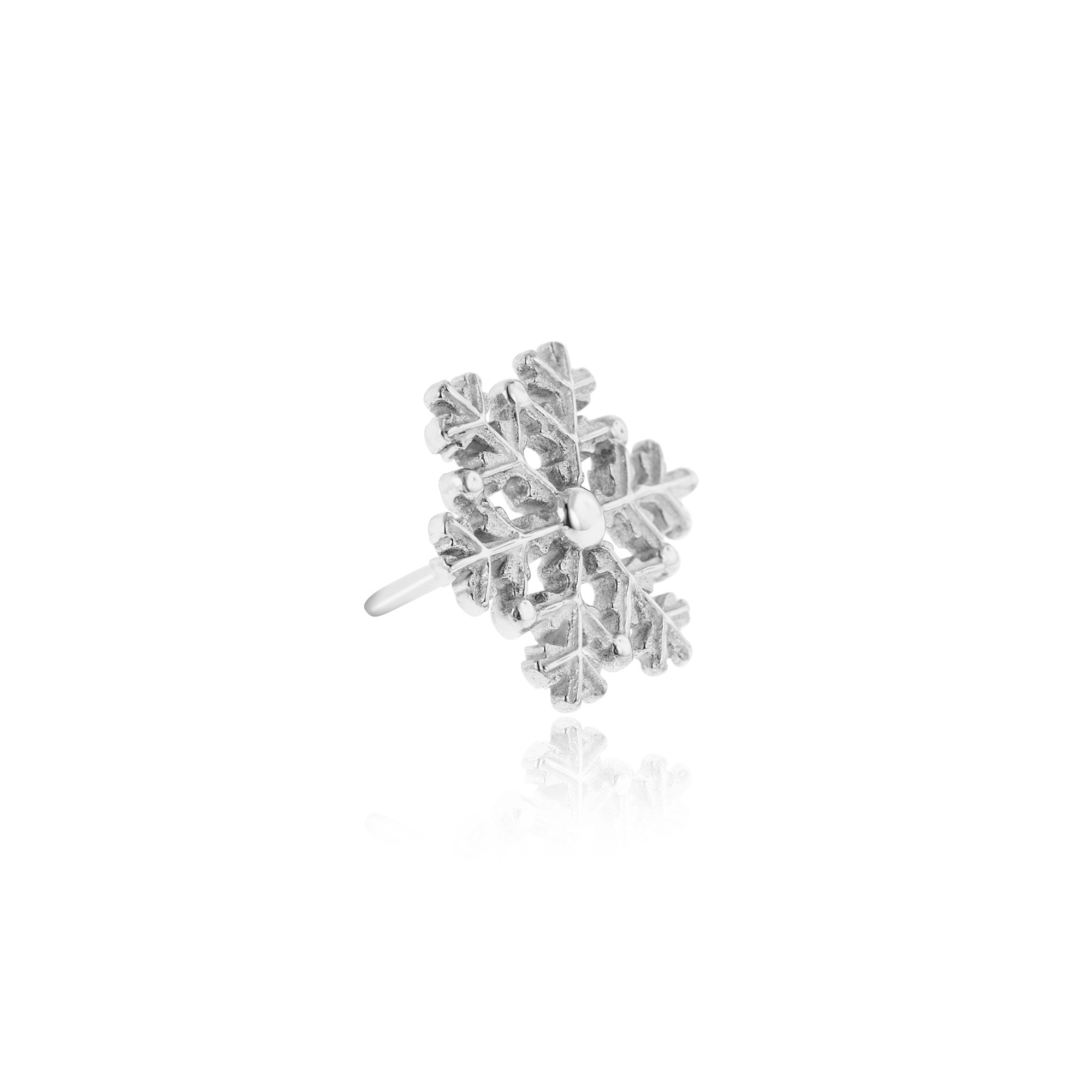 Silver Avanti Winter Snowflake Pin