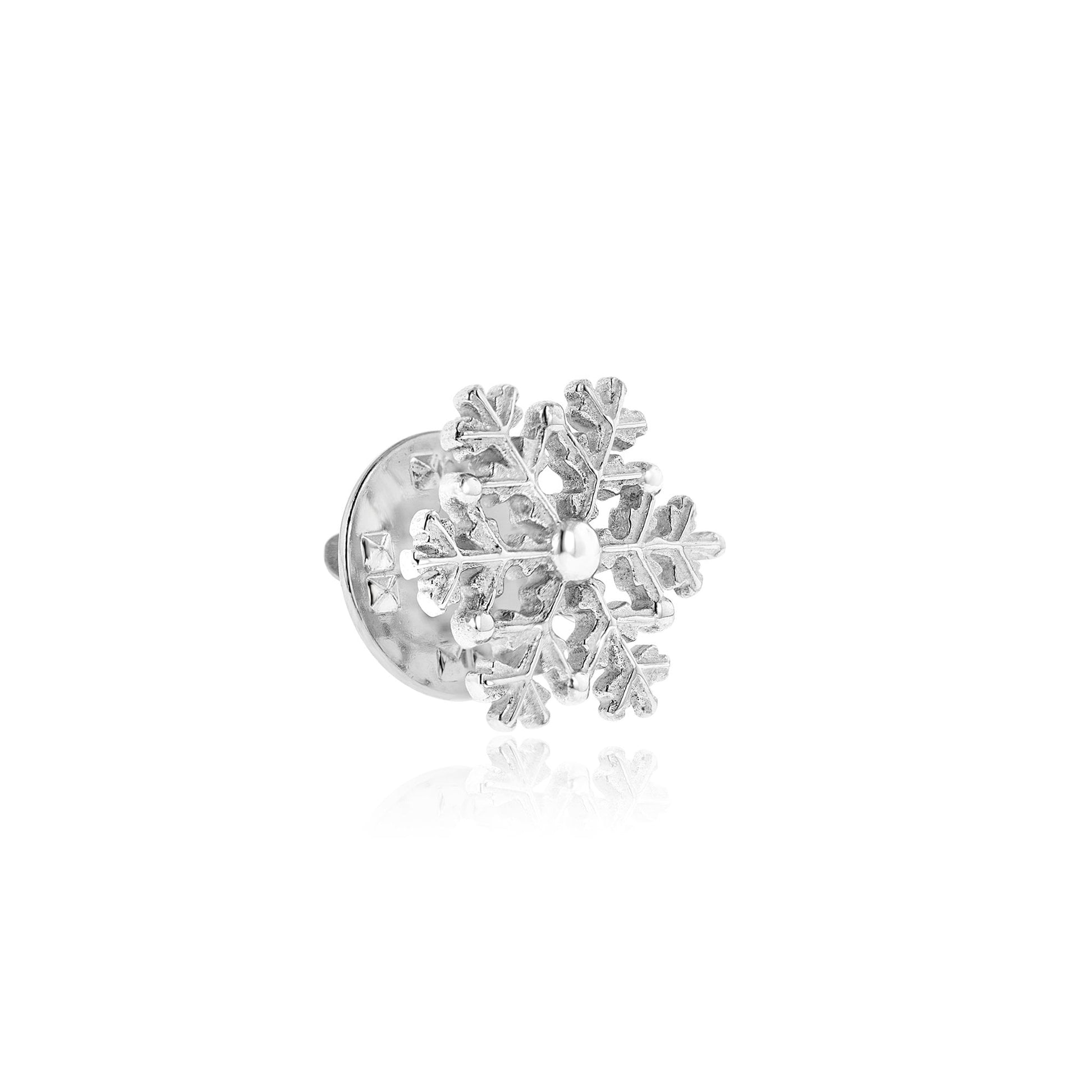 Silver Avanti Winter Snowflake Pin