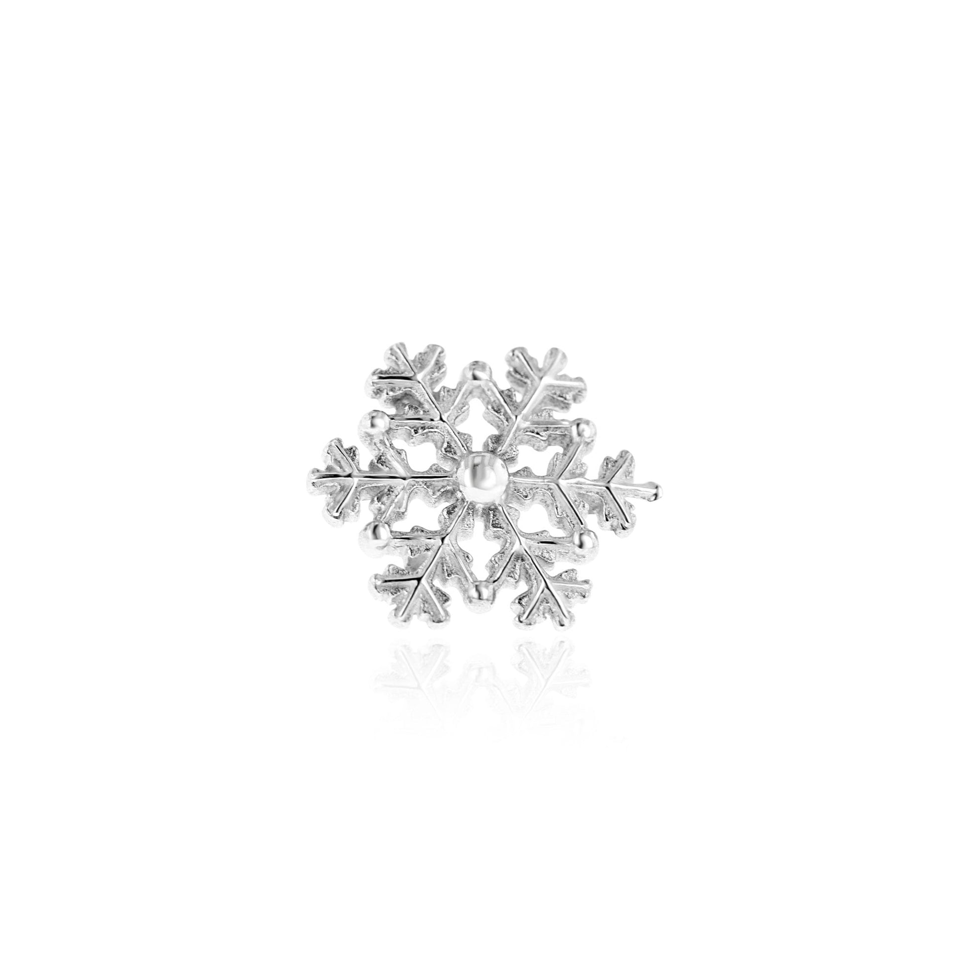Silver Avanti Winter Snowflake Pin