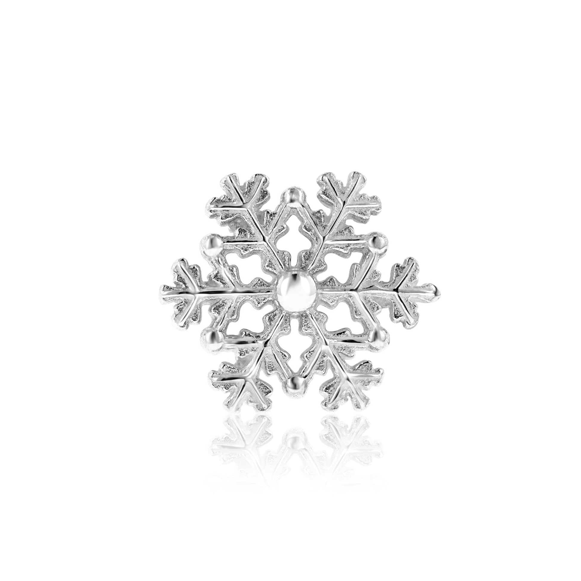 Silver Avanti Winter Snowflake Pin