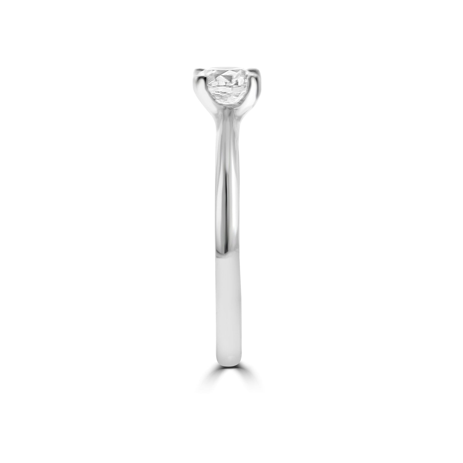 0.70ct Round Brilliant Cut Diamond Solitaire Ring in Platinum