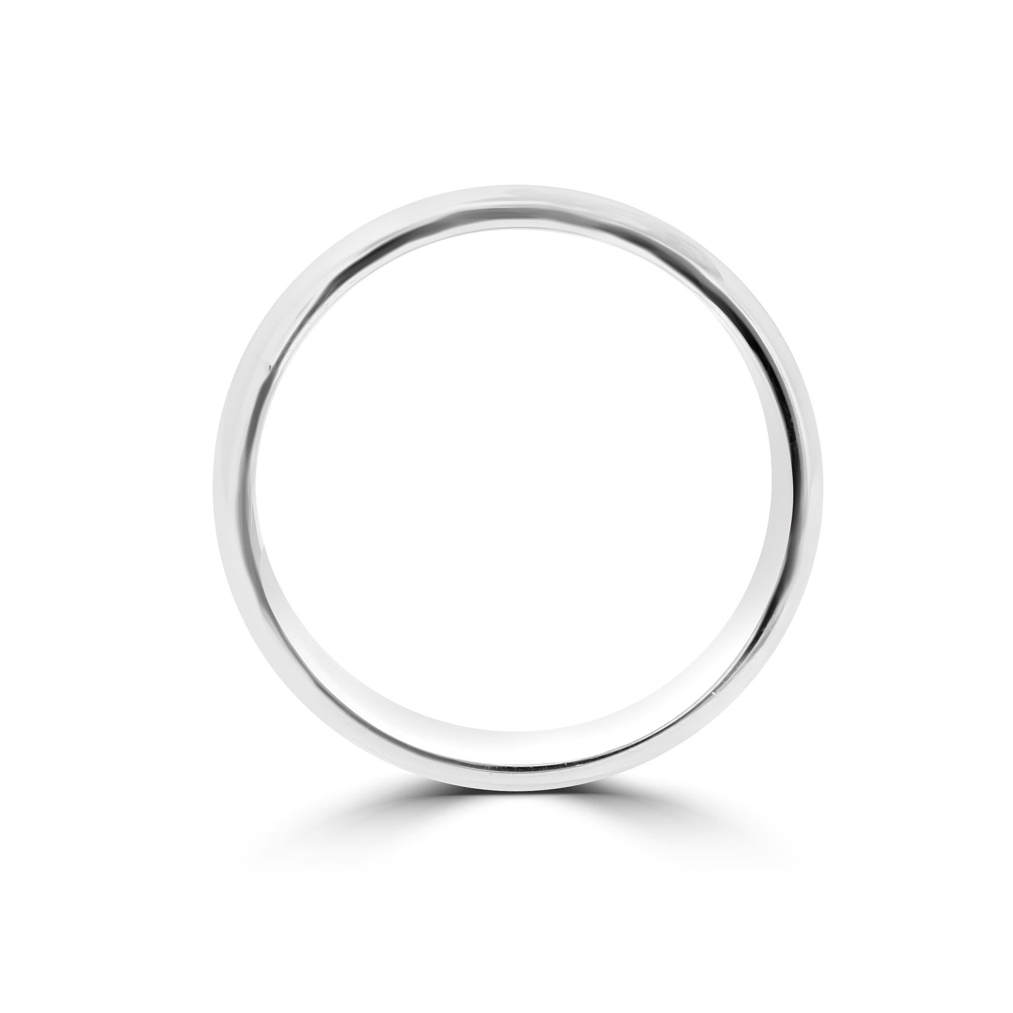 10mm Wide Silver Band Ring