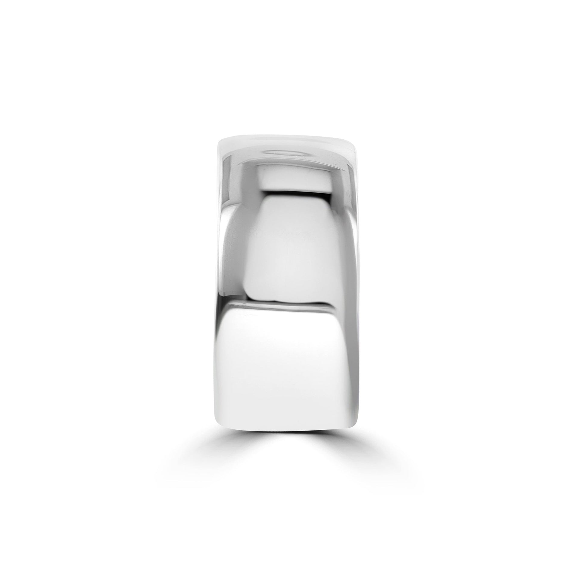 10mm Wide Silver Band Ring