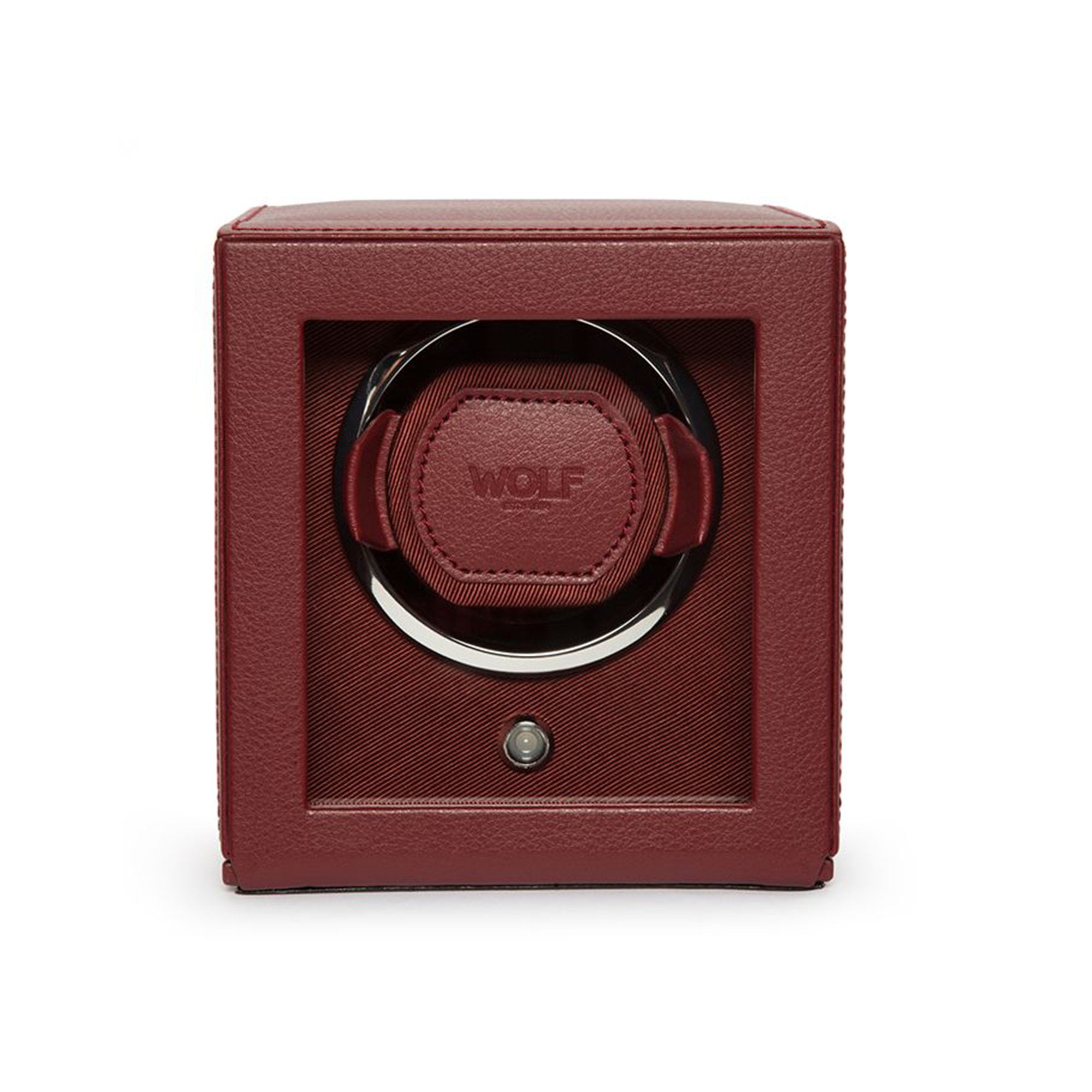 WOLF Cub Small Bordeaux Single Watch Winder