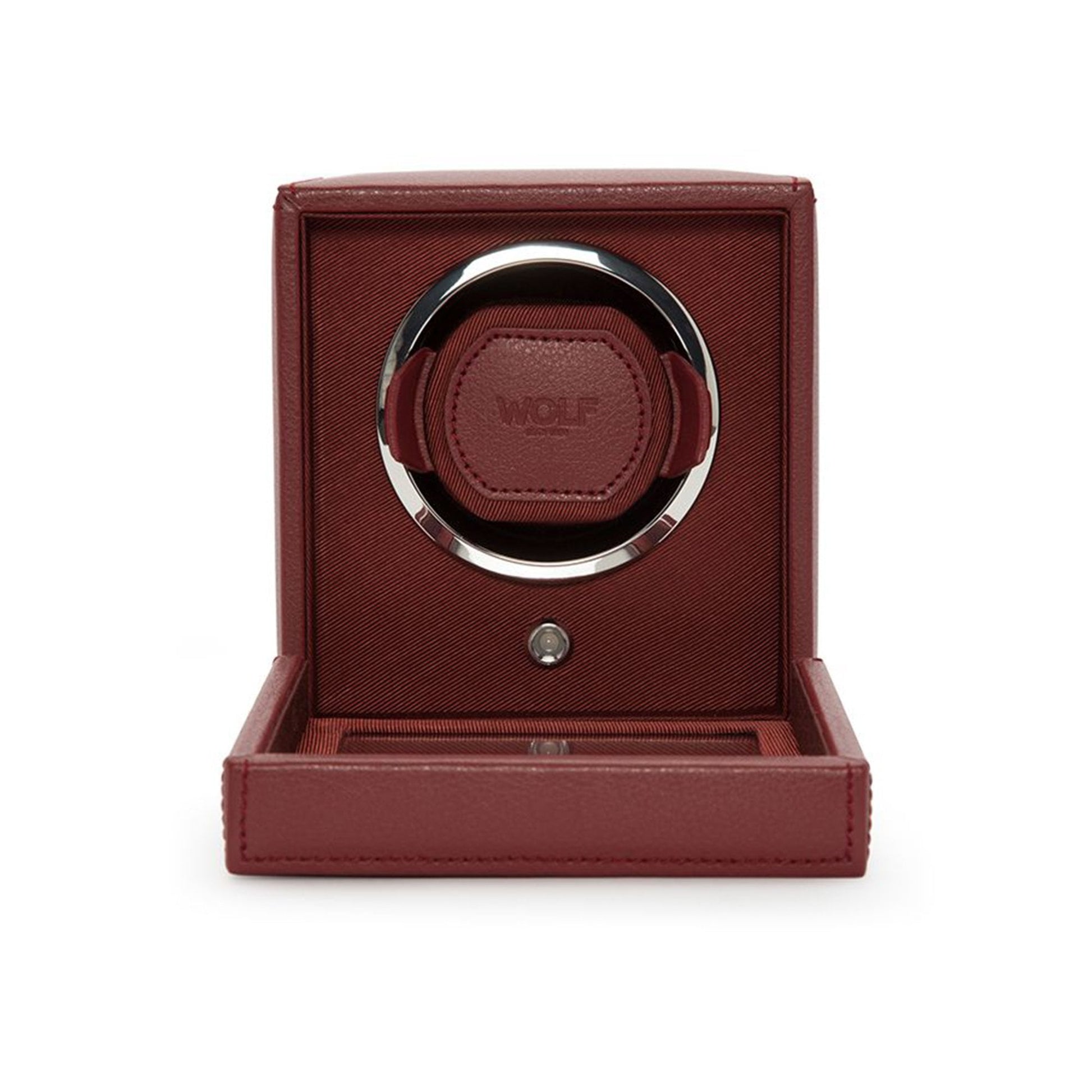 WOLF Cub Small Bordeaux Single Watch Winder