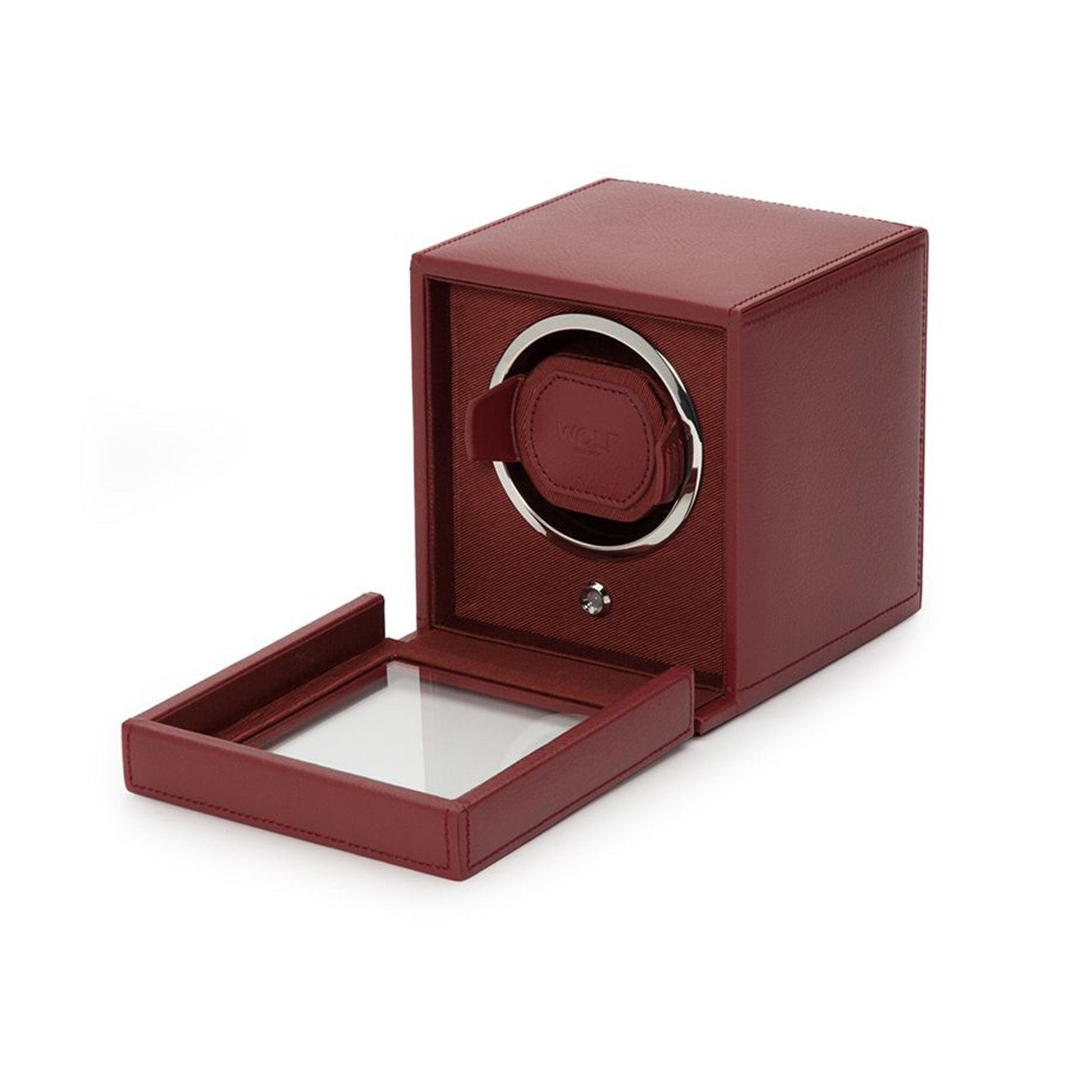 WOLF Cub Small Bordeaux Single Watch Winder
