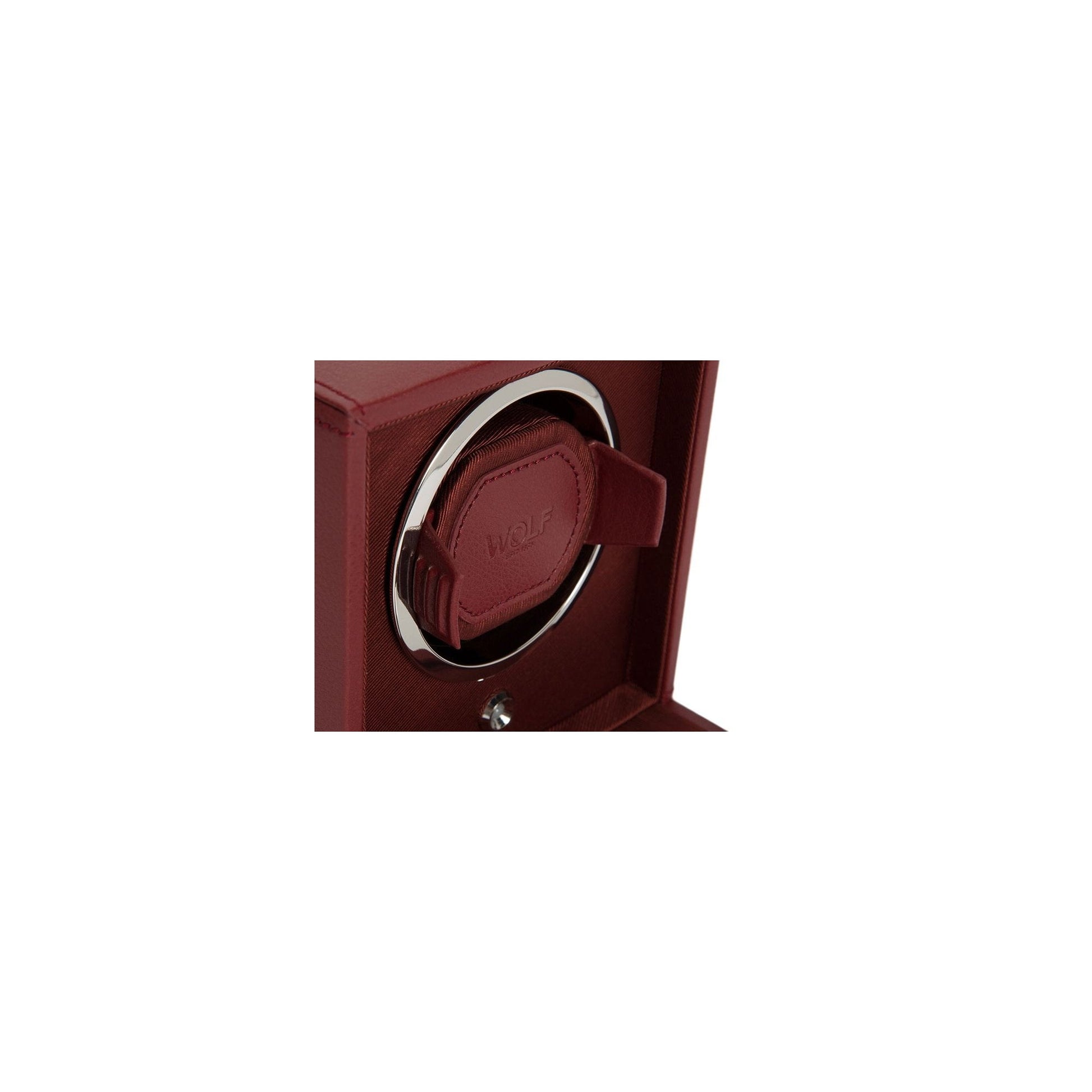 WOLF Cub Small Bordeaux Single Watch Winder