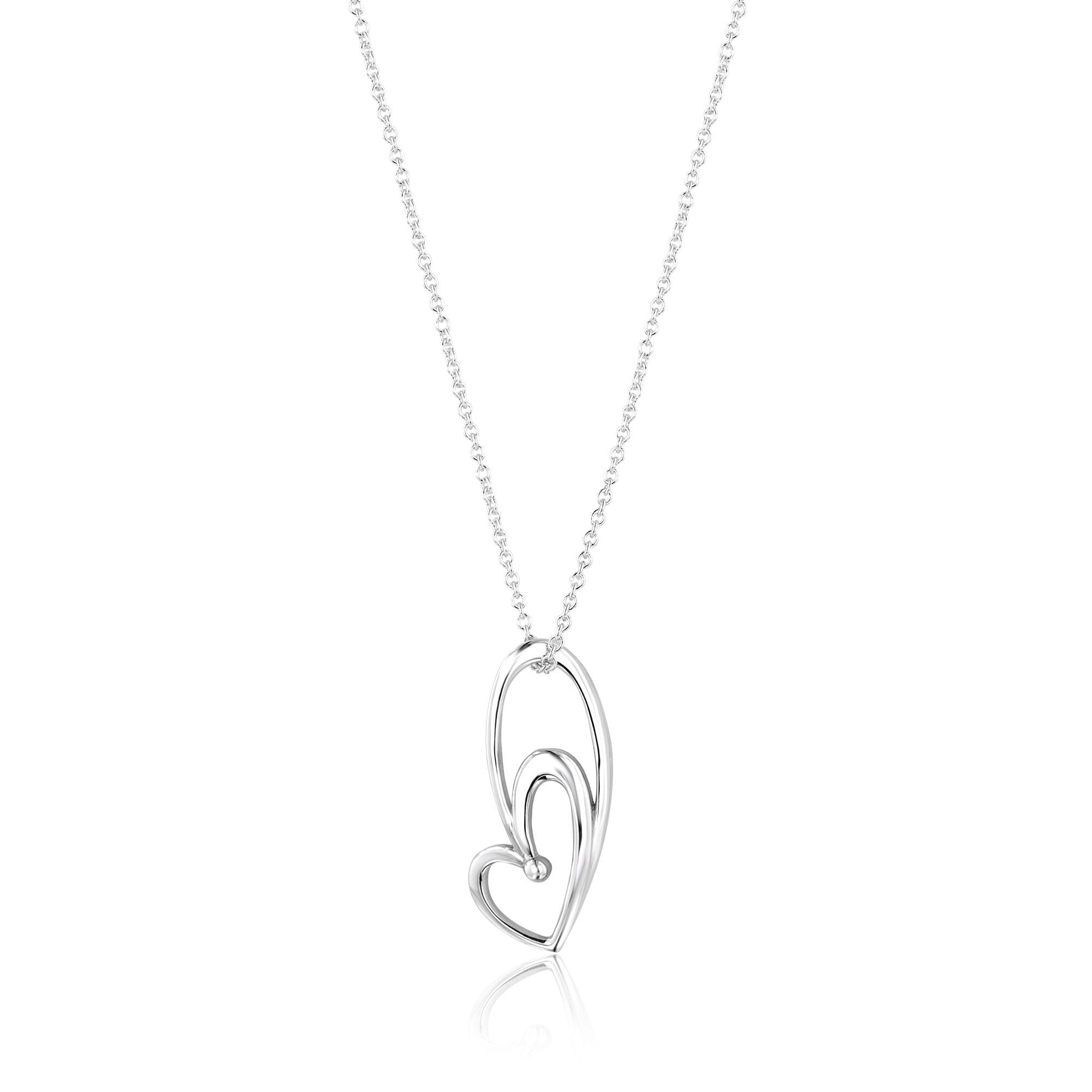 Unique Heart Gift Set in Sterling Silver