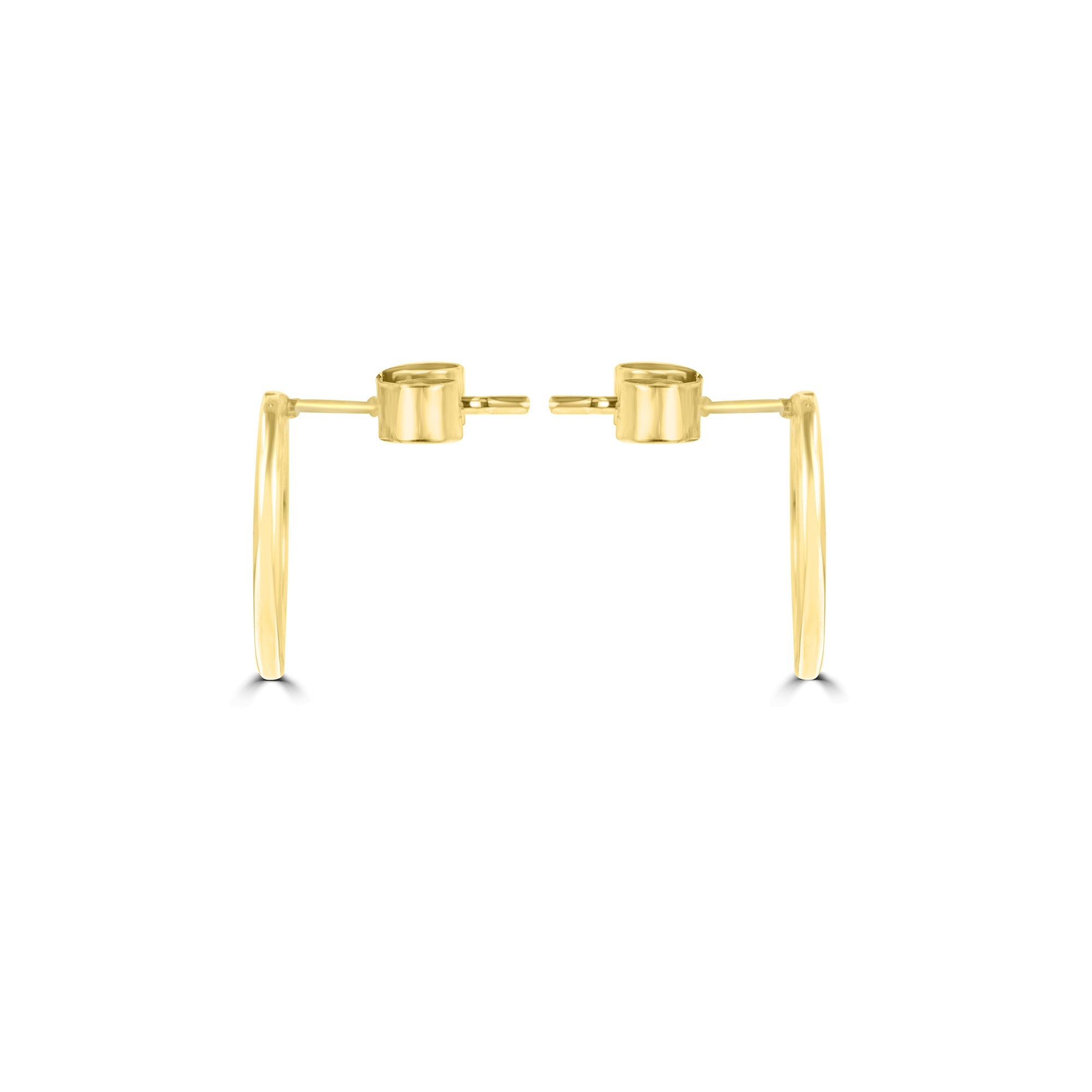 Avanti 9ct Yellow Gold Circle Stud Earrings