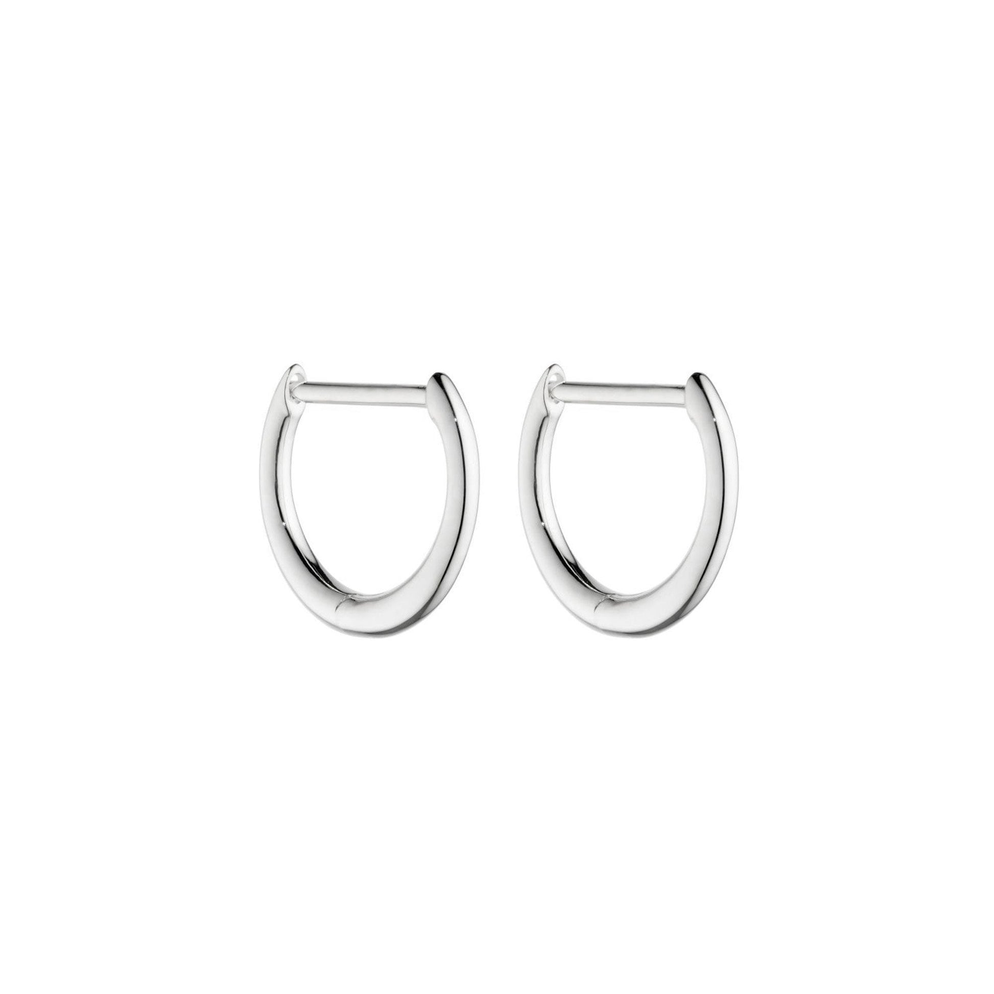 Silver Small Huggie Earrings