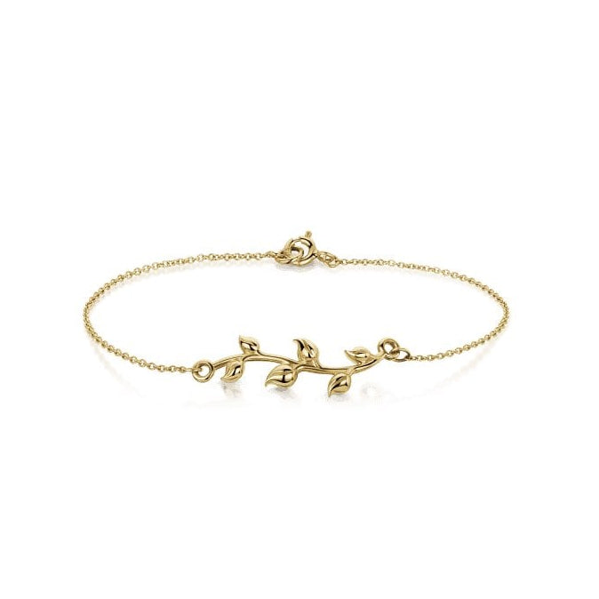 Unique Leaf Gift Set in 9ct Yellow Gold
