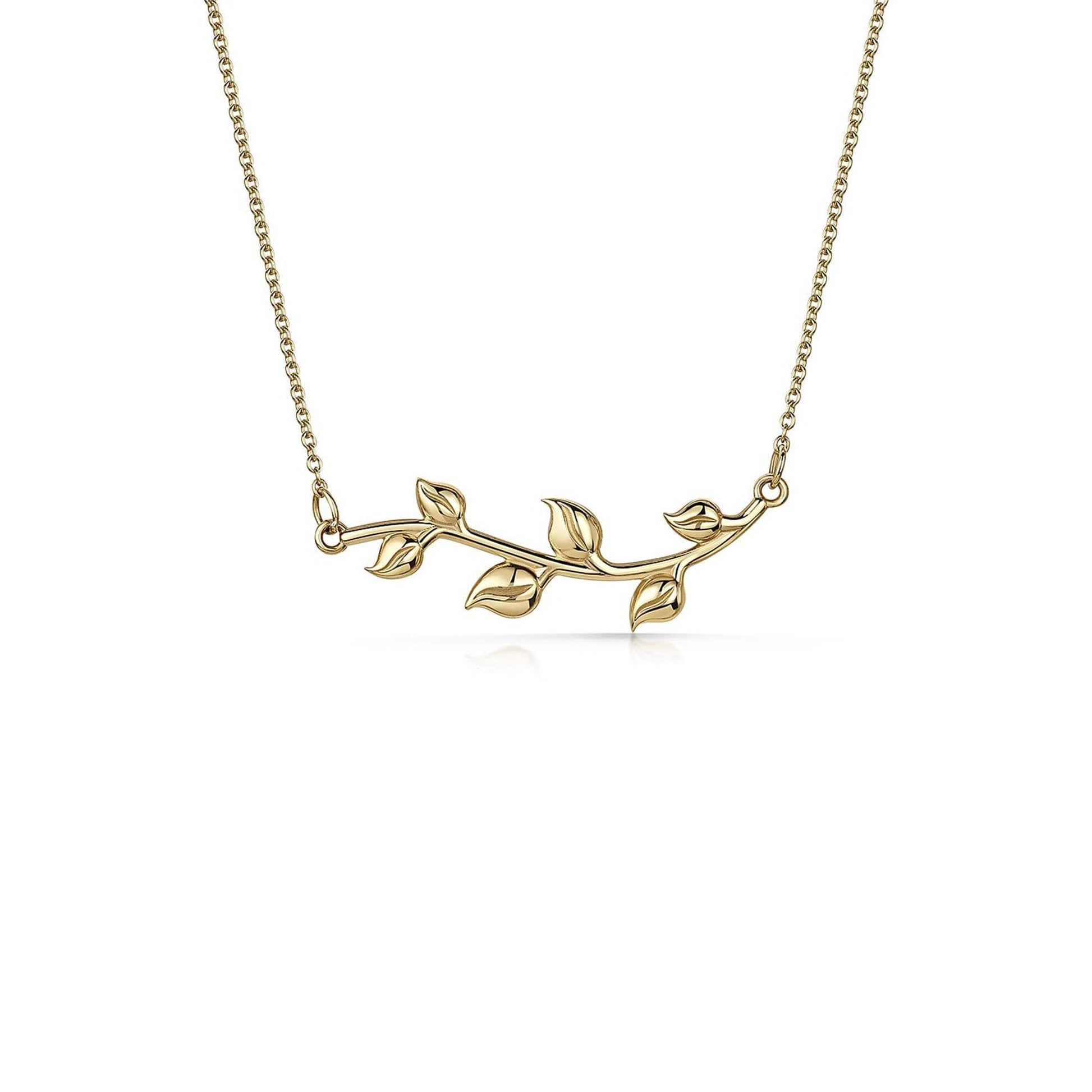 Unique Leaf Gift Set in 9ct Yellow Gold