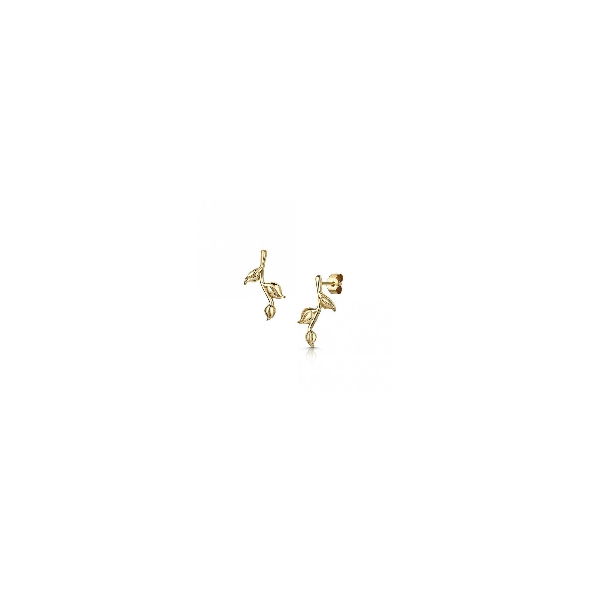 Unique Leaf Gift Set in 9ct Yellow Gold