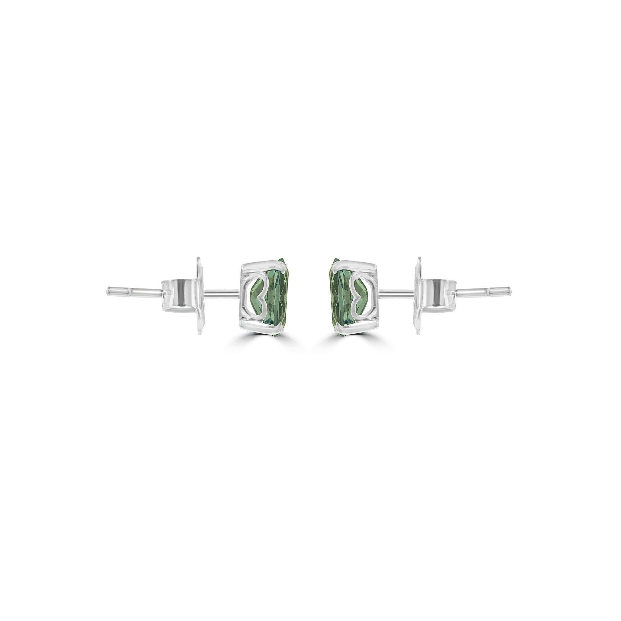 1.33ct Aquamarine 18ct White Gold Stud Earrings