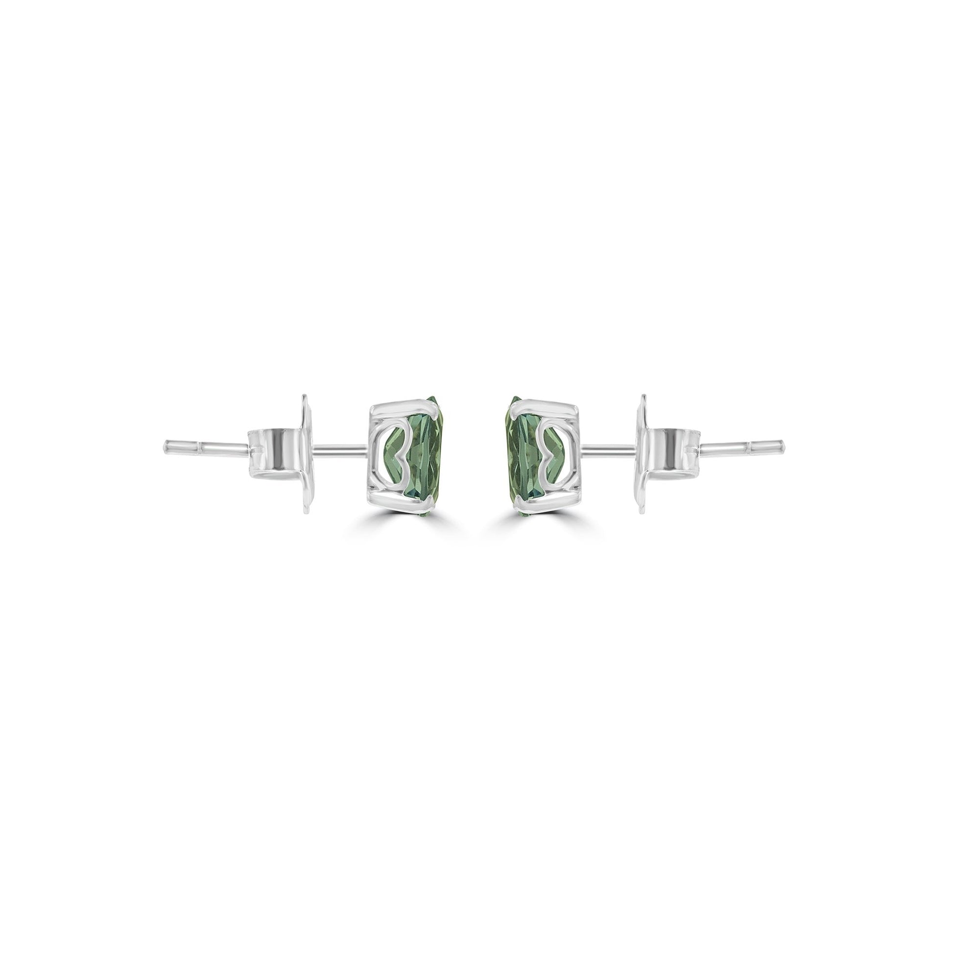 1.33ct Aquamarine 18ct White Gold Stud Earrings