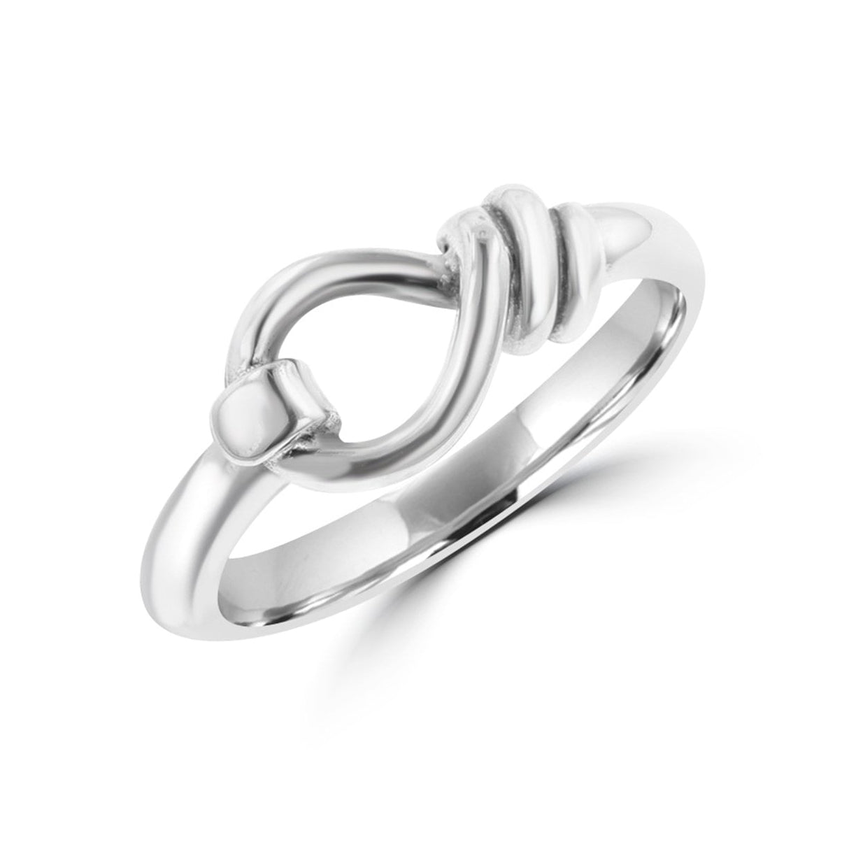 Sterling Silver Loop and Hook Ring