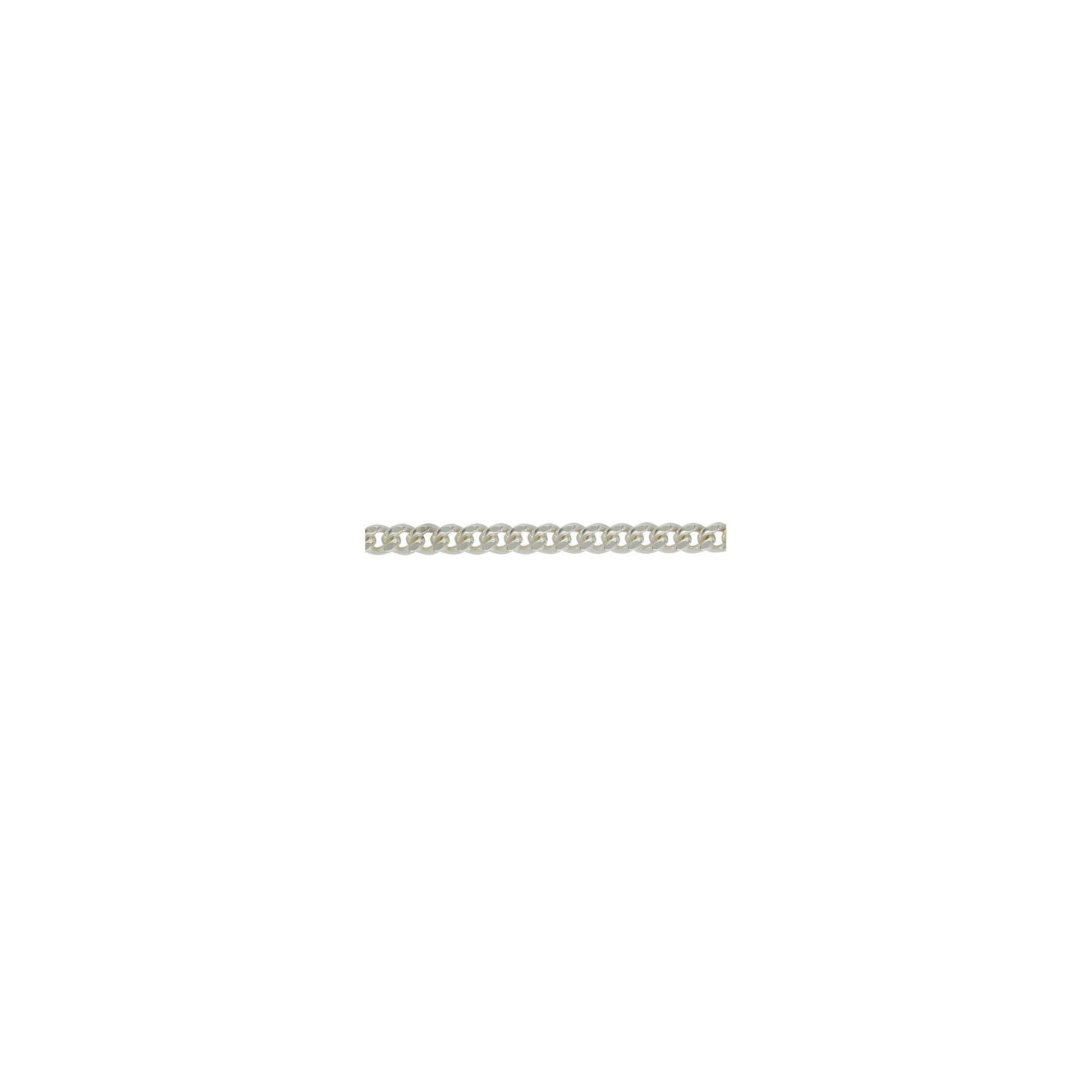 20" Sterling Silver Filed Curb Chain