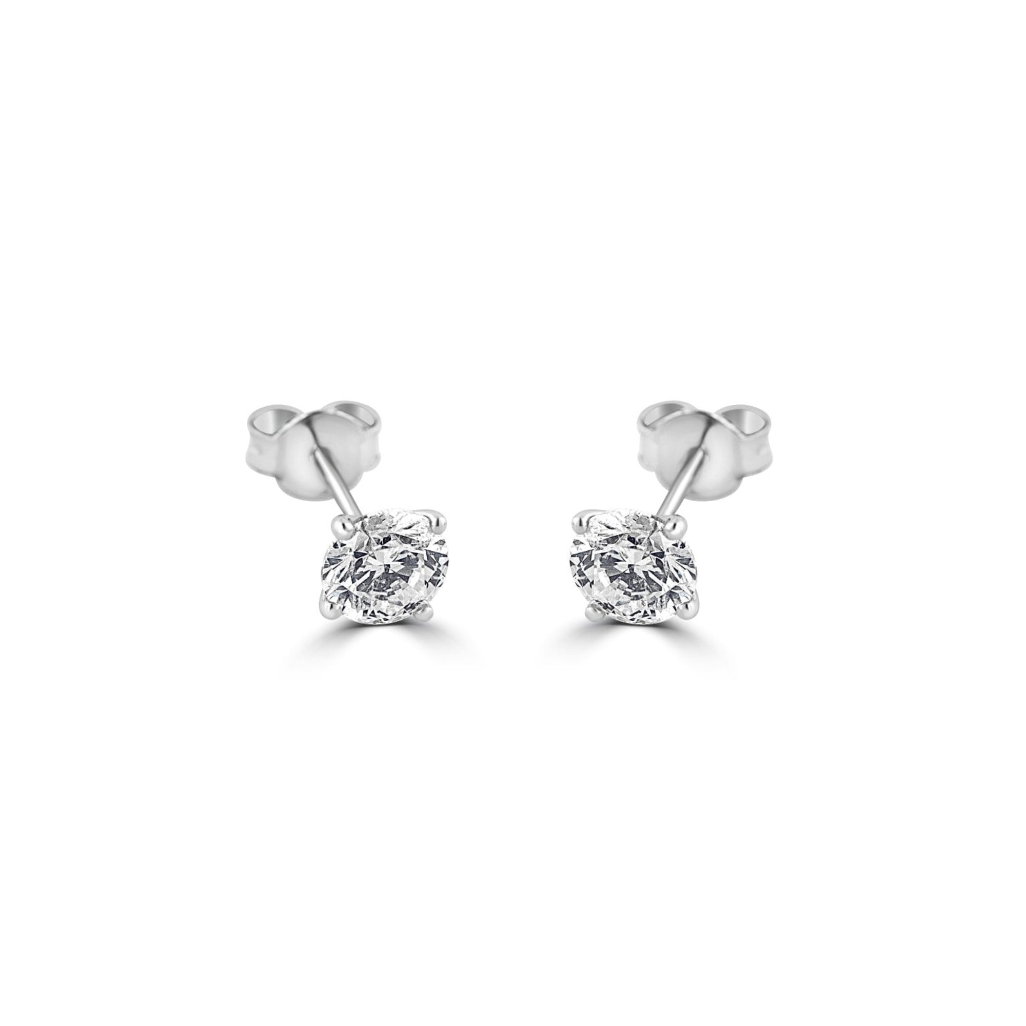 18ct White Gold 2.03ct Diamond Stud Earrings