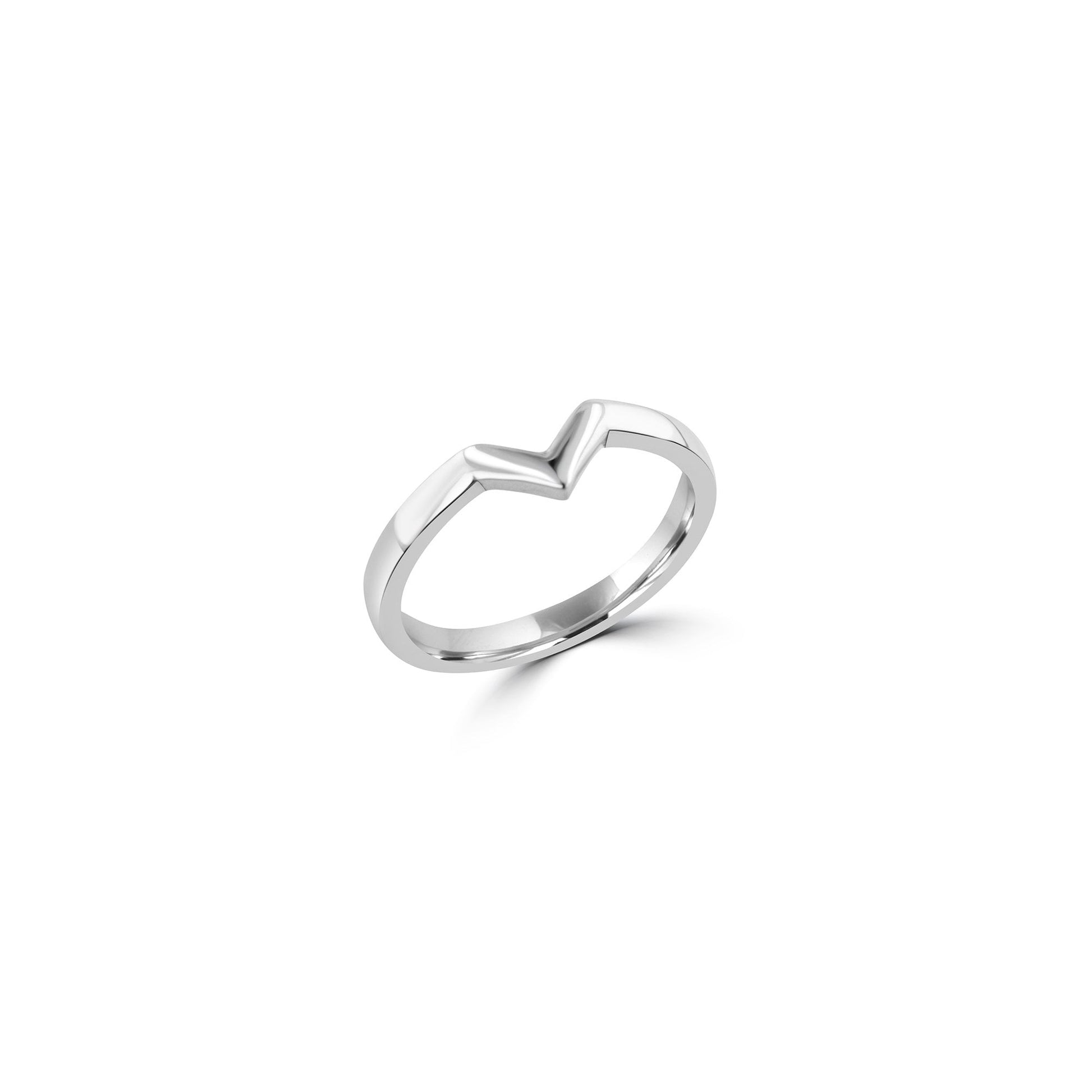 Sterling Silver 'V' Shape Ring
