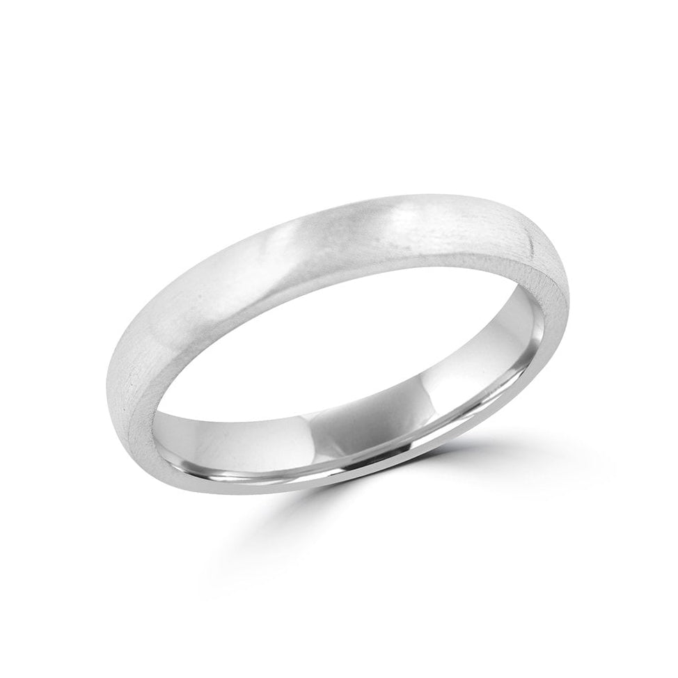 Sterling Silver Brushed Finished Band Ring