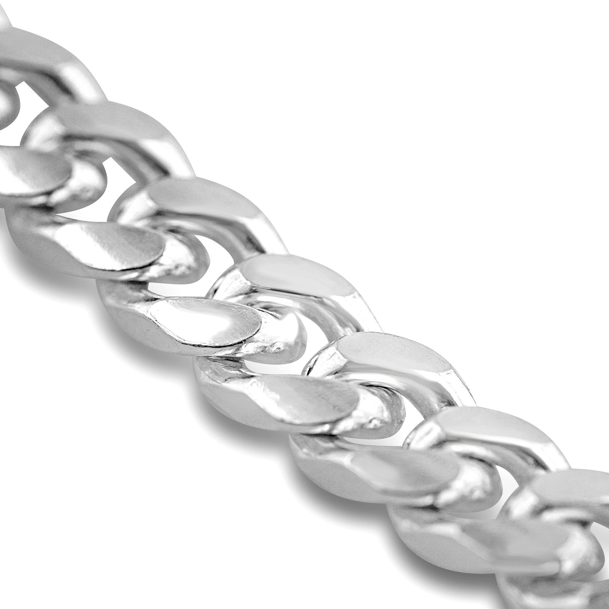 Men's Sterling Silver Curb bracelet 8.5" Long