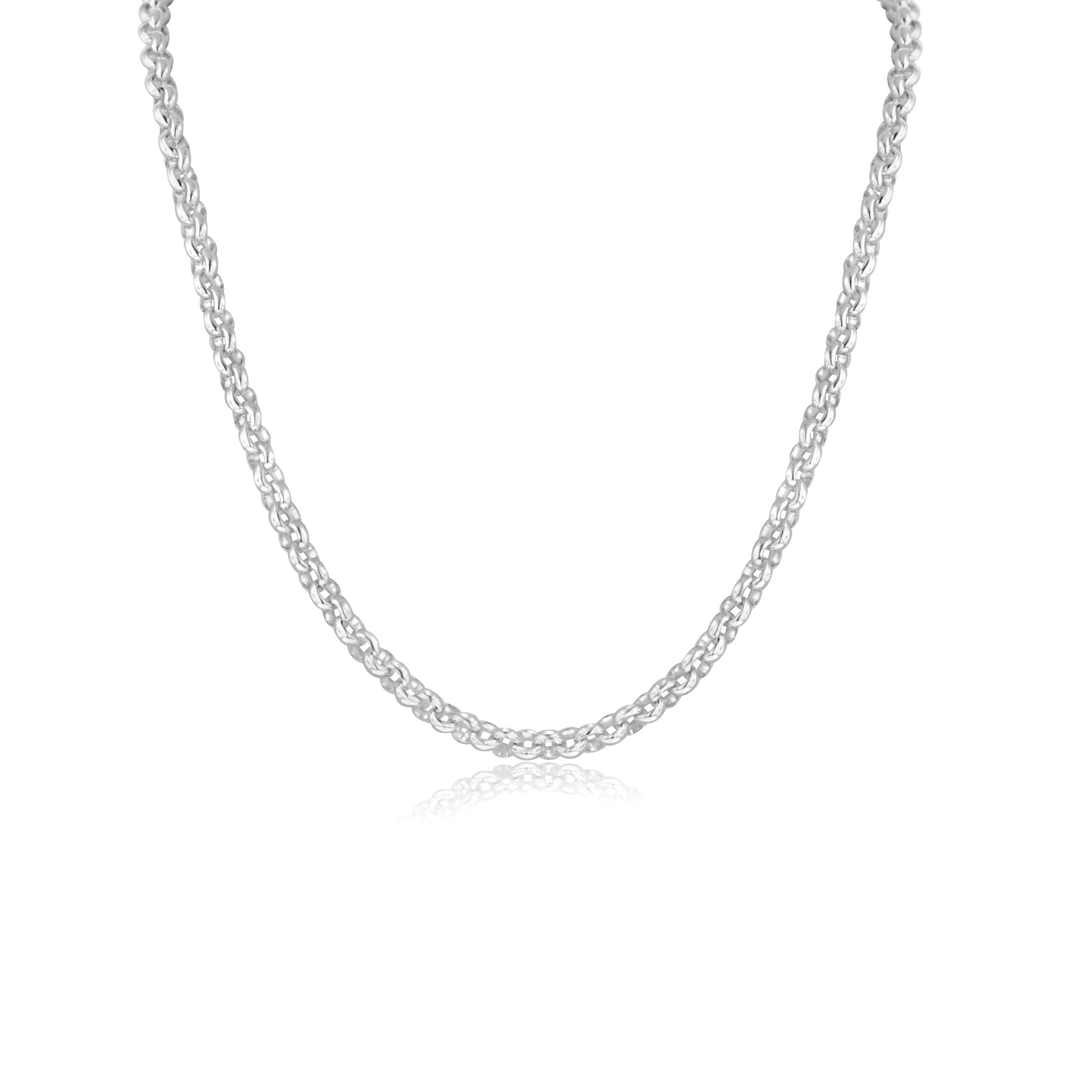 Silver 20" Classic Belcher Chain
