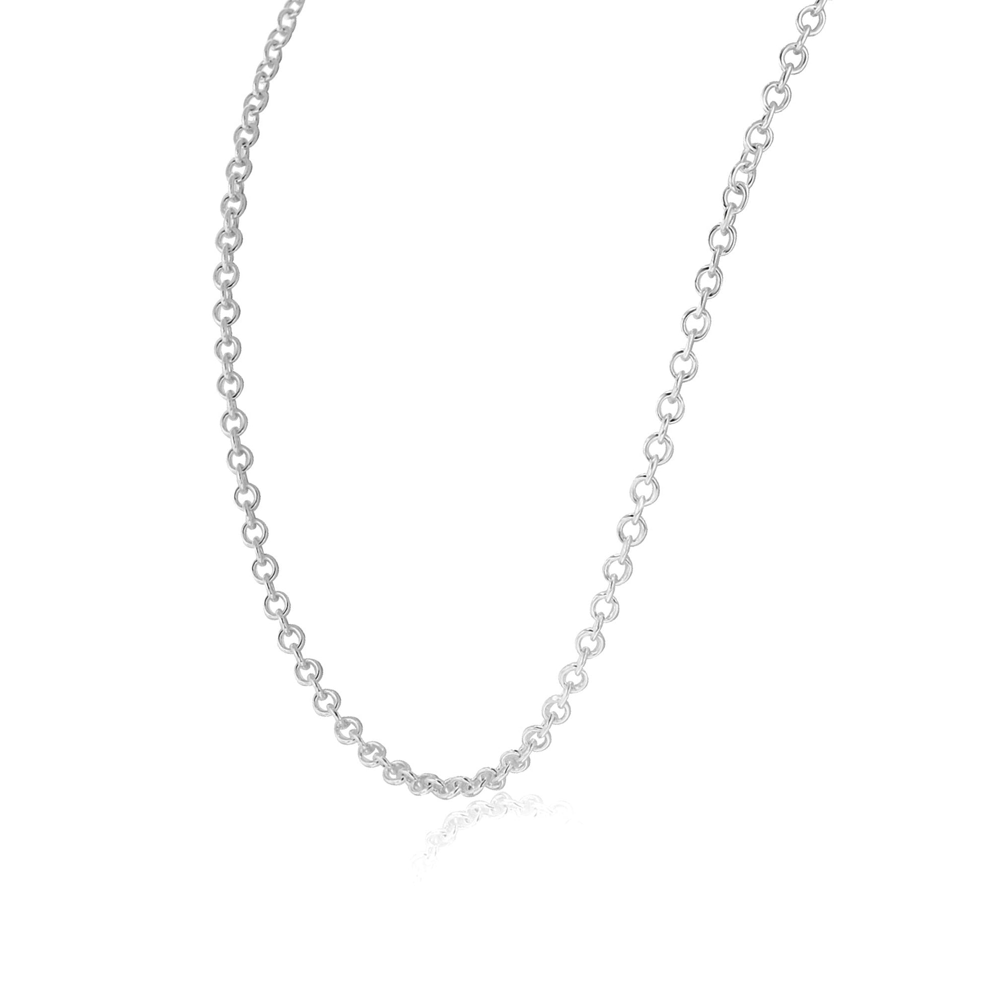 Silver 22" Open Trace Chain