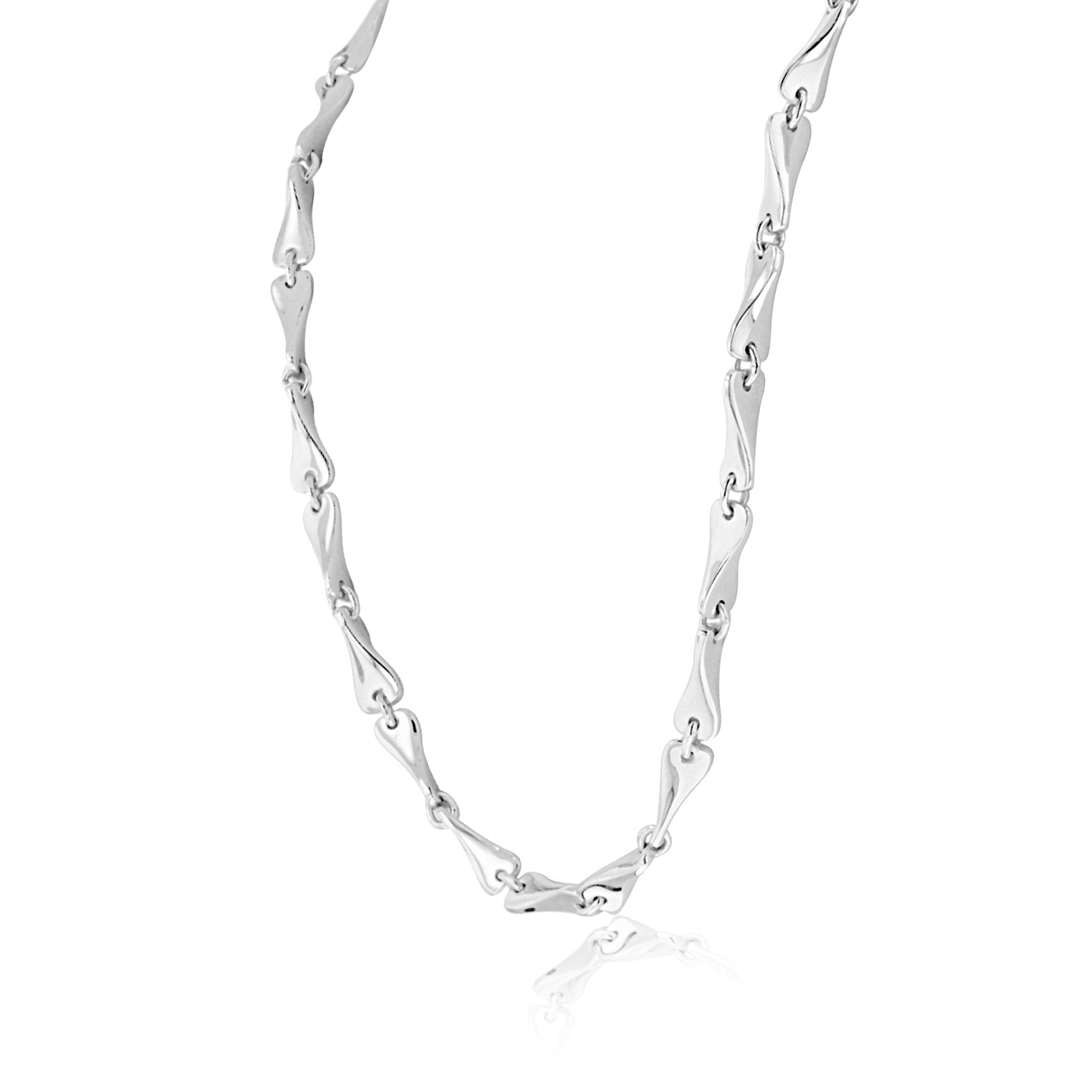 Unique Sterling Silver Humbug Necklace