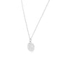 Sterling Silver Round St Christopher Pendant with 20" Chain
