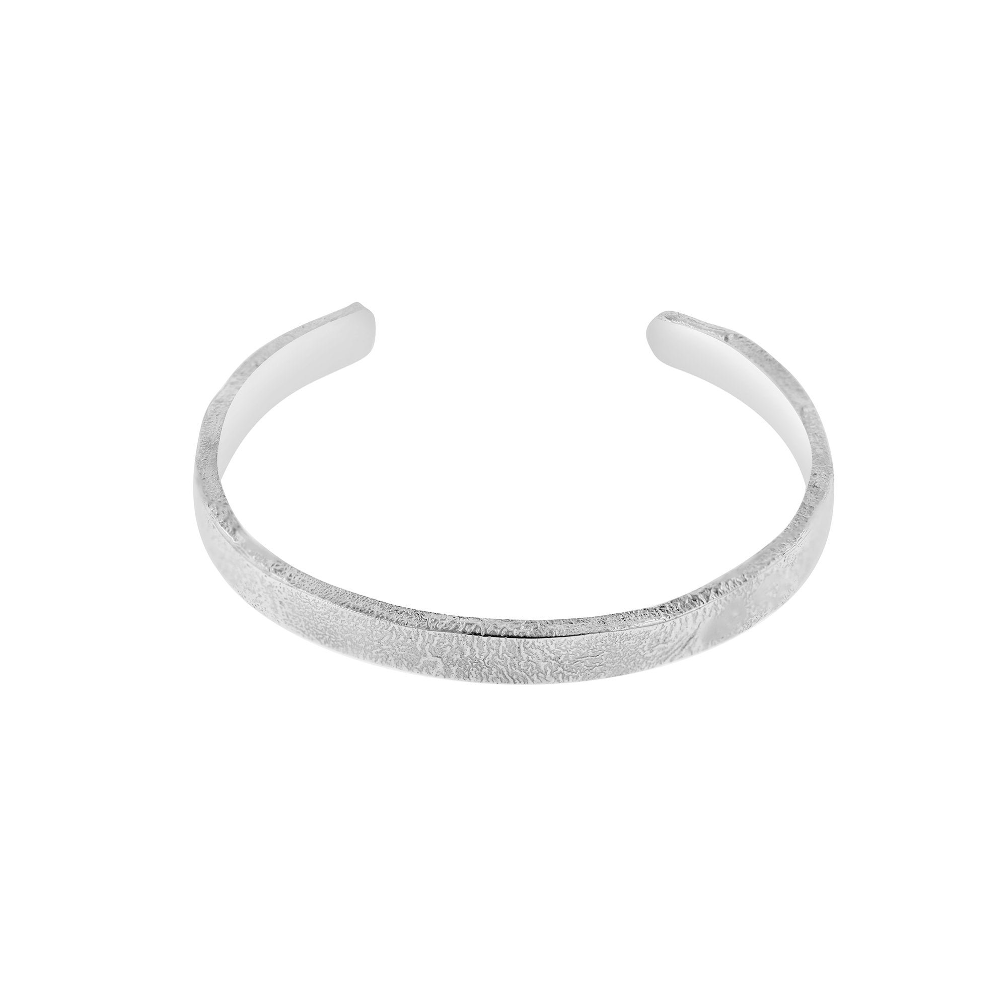 Avanti Silver Lunar Torque Bangle in Small & Medium