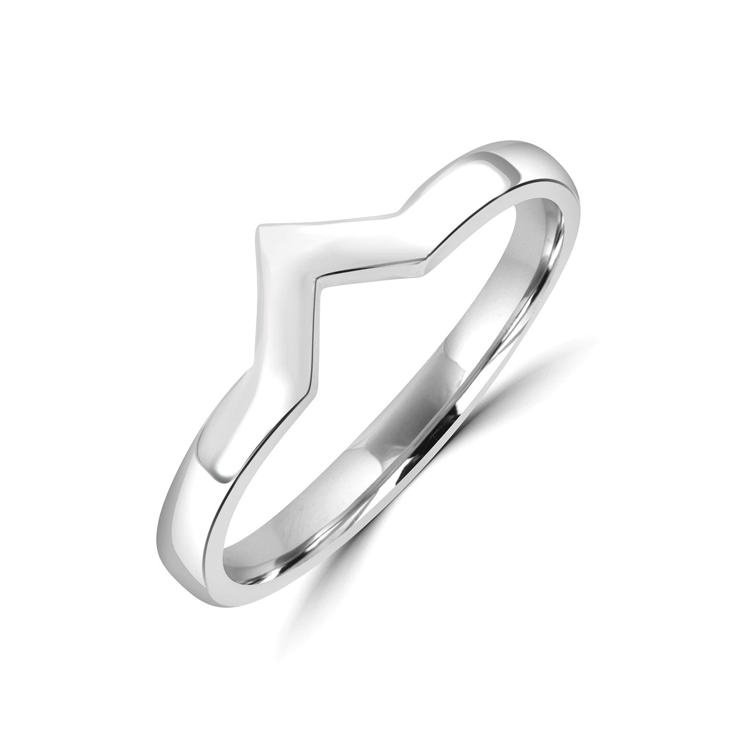Sterling Silver 'V' Shape Ring