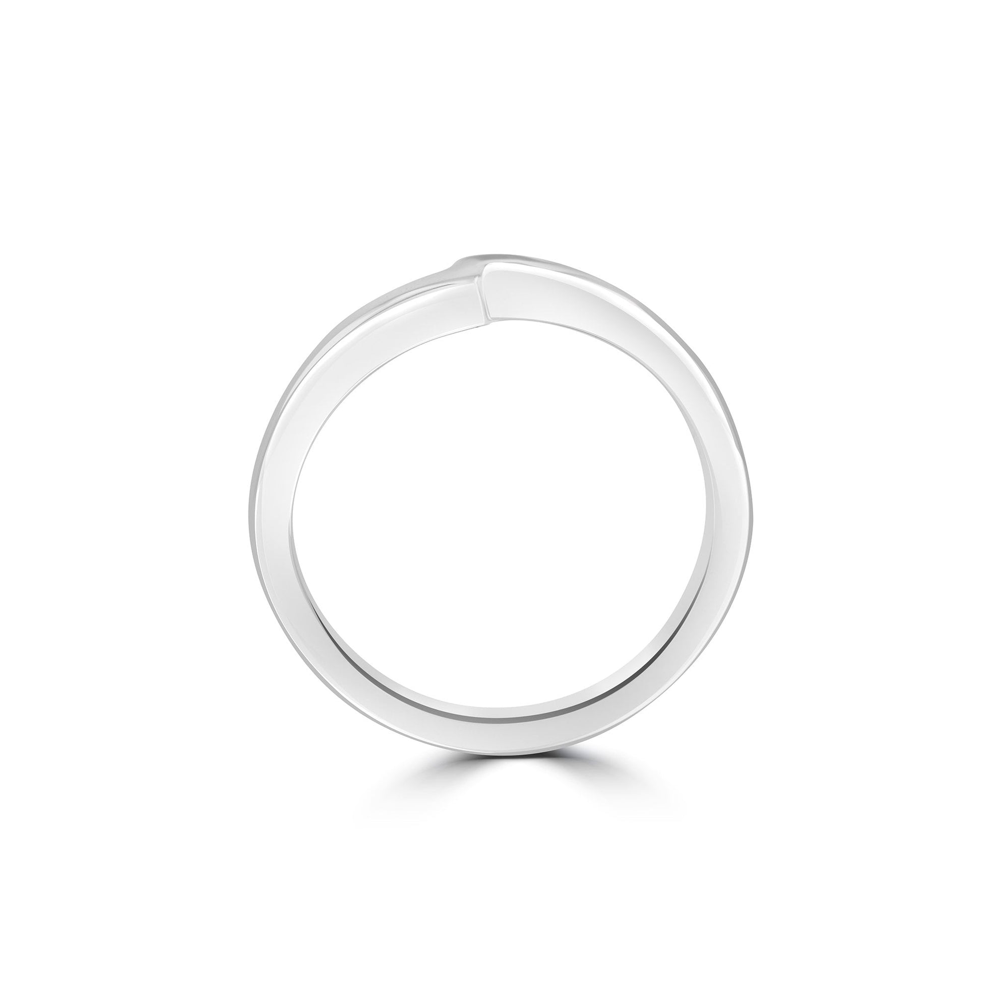 Sterling Silver Zigzag Shape Ring