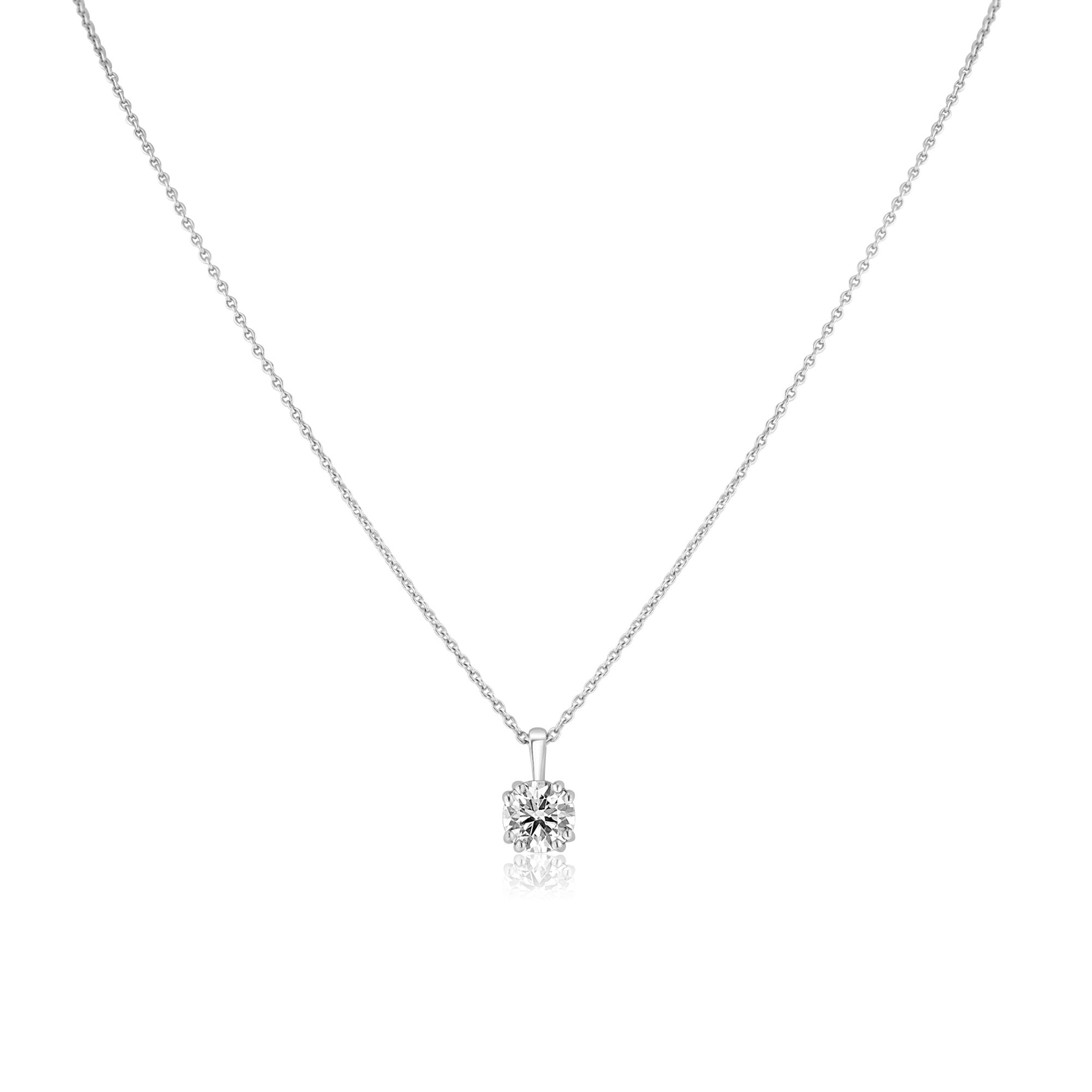 18ct White Gold 1.20ct Lab Grown Diamond 'Alice' Pendant