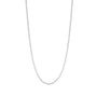 Sterling Silver Starburst Circle Link Necklace