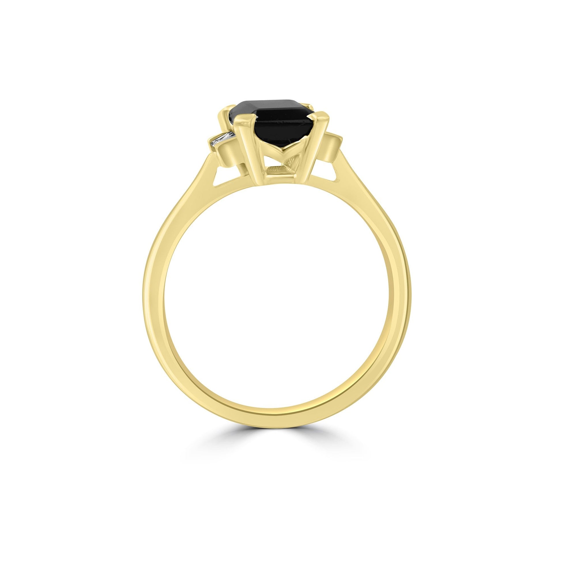 Avanti 18ct Mixed Gold 1.47ct Tourmaline Dress Ring With Diamond Halo of Baguettes