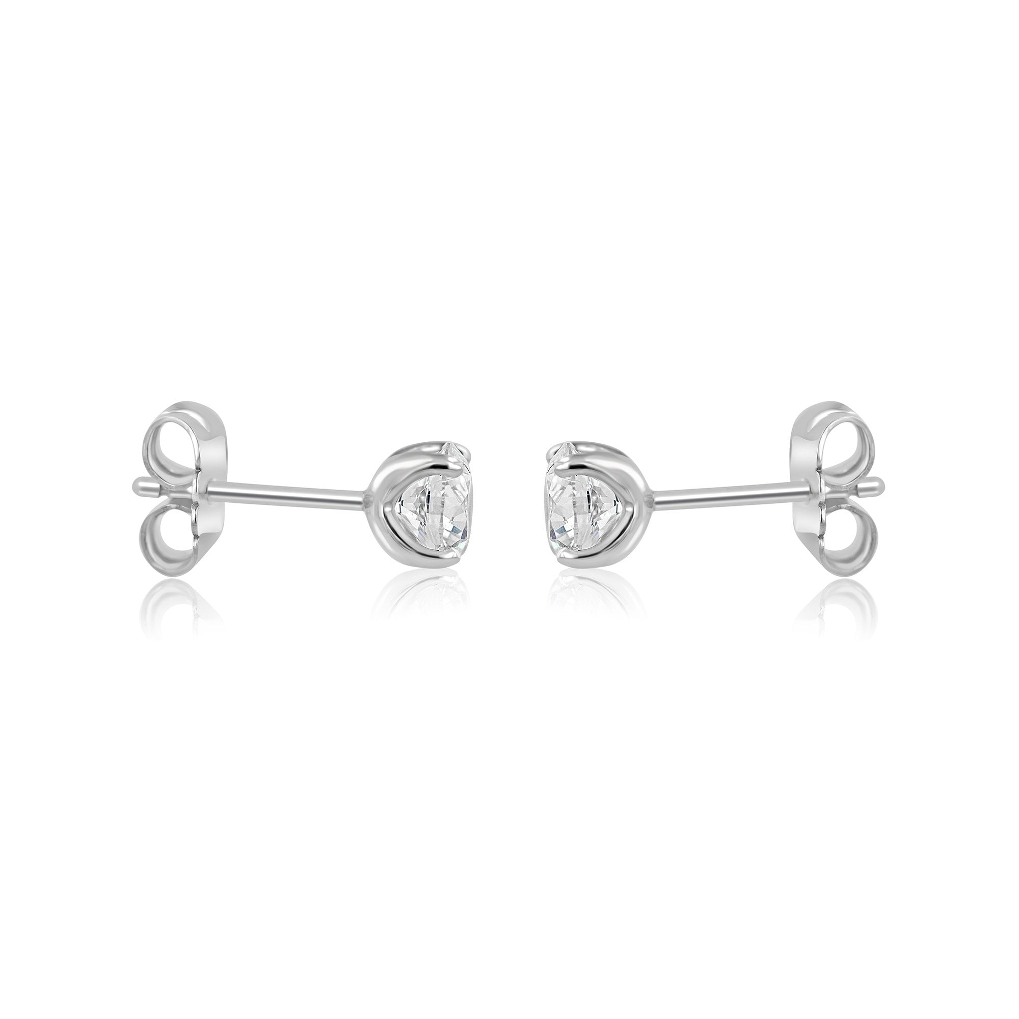 1.60ct Round Diamond Stud Earrings in Platinum