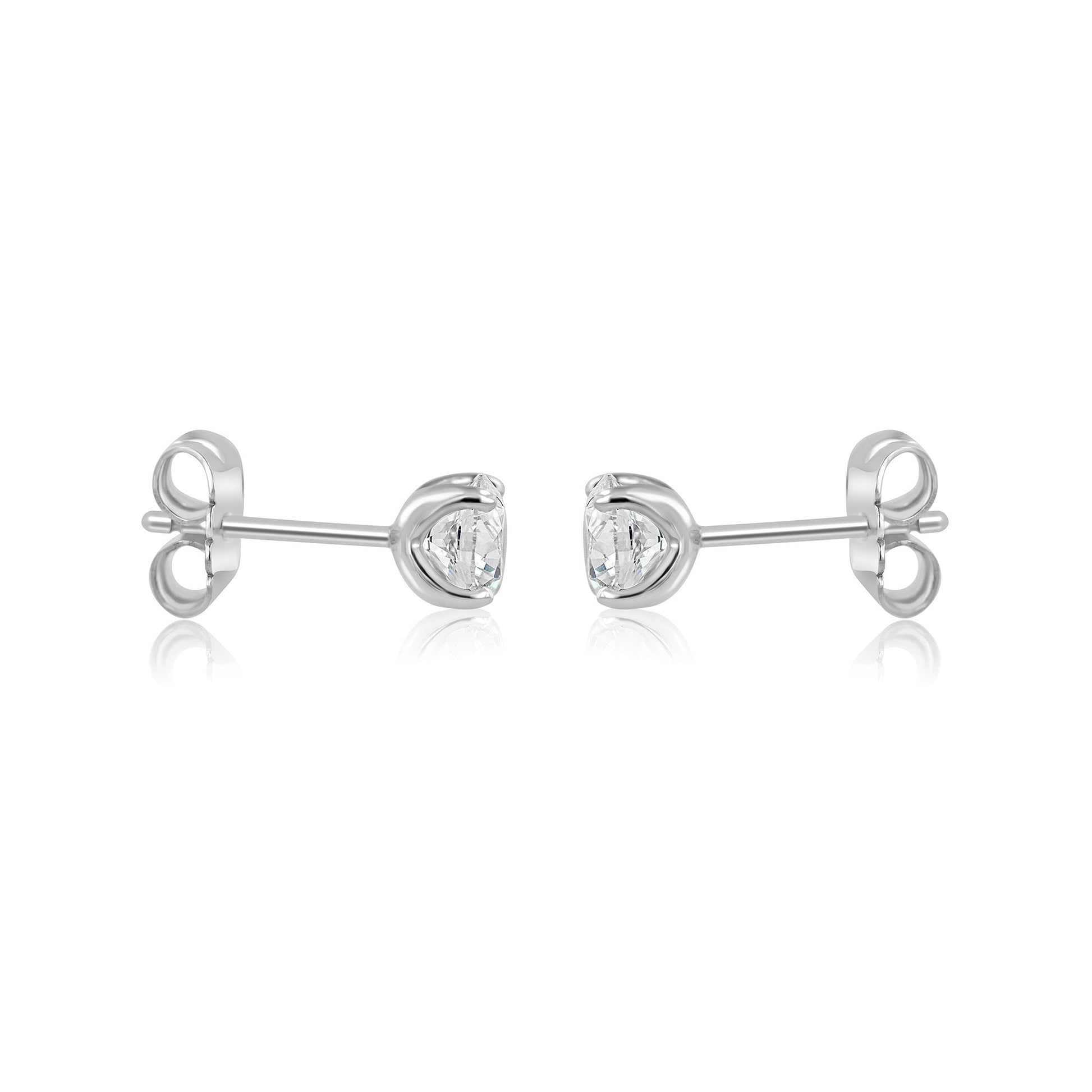 1.60ct Round Diamond Stud Earrings in Platinum
