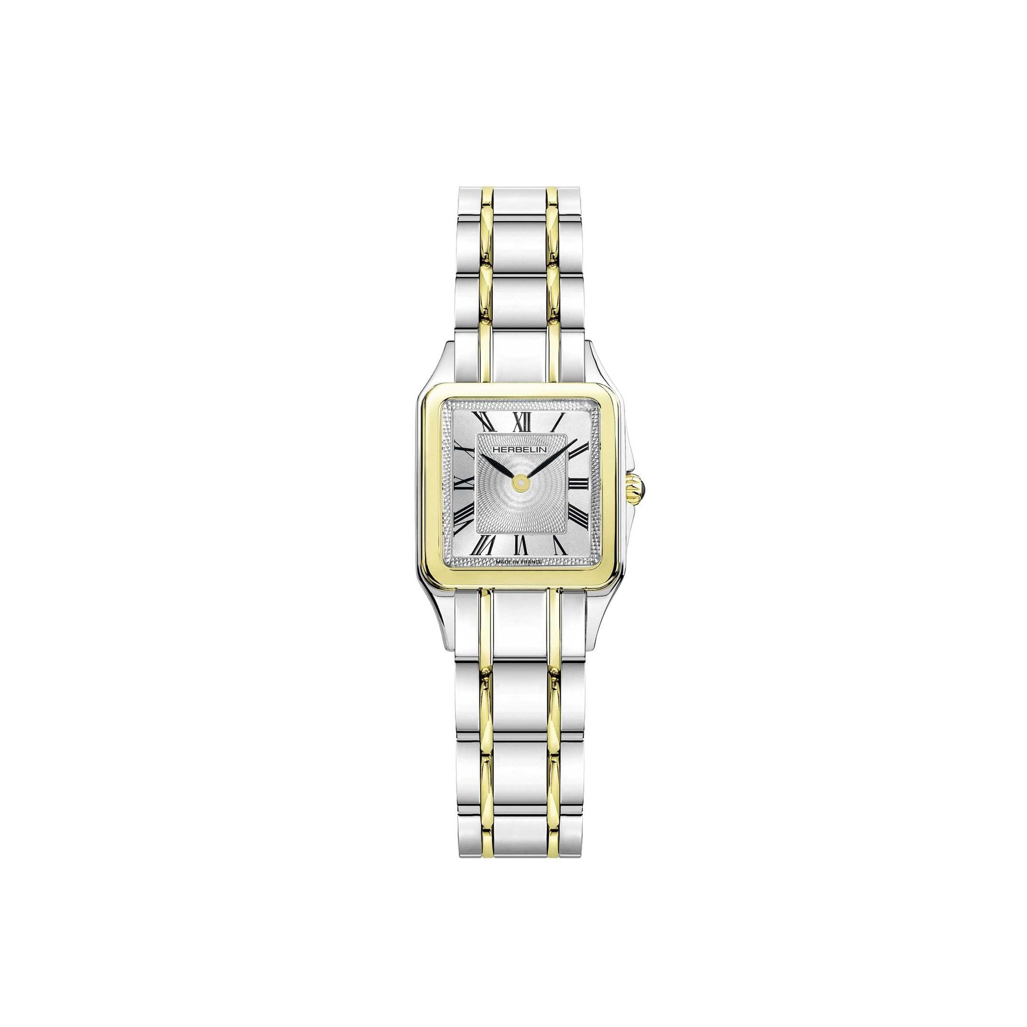 Women's Luna Two Tone Watch With Clear Face