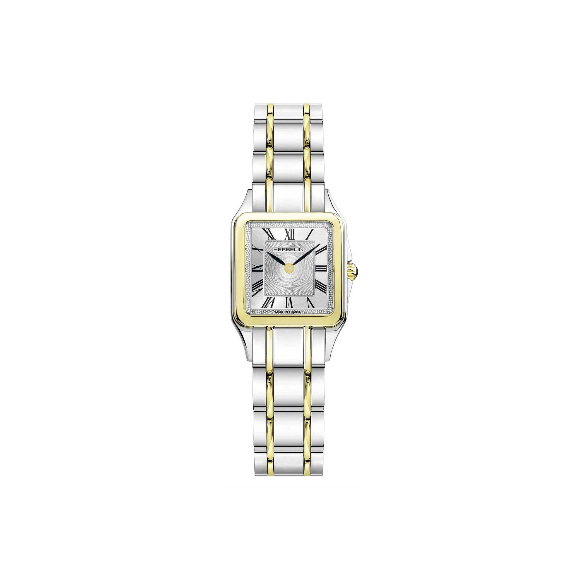 Women's Luna Two Tone Watch With Clear Face