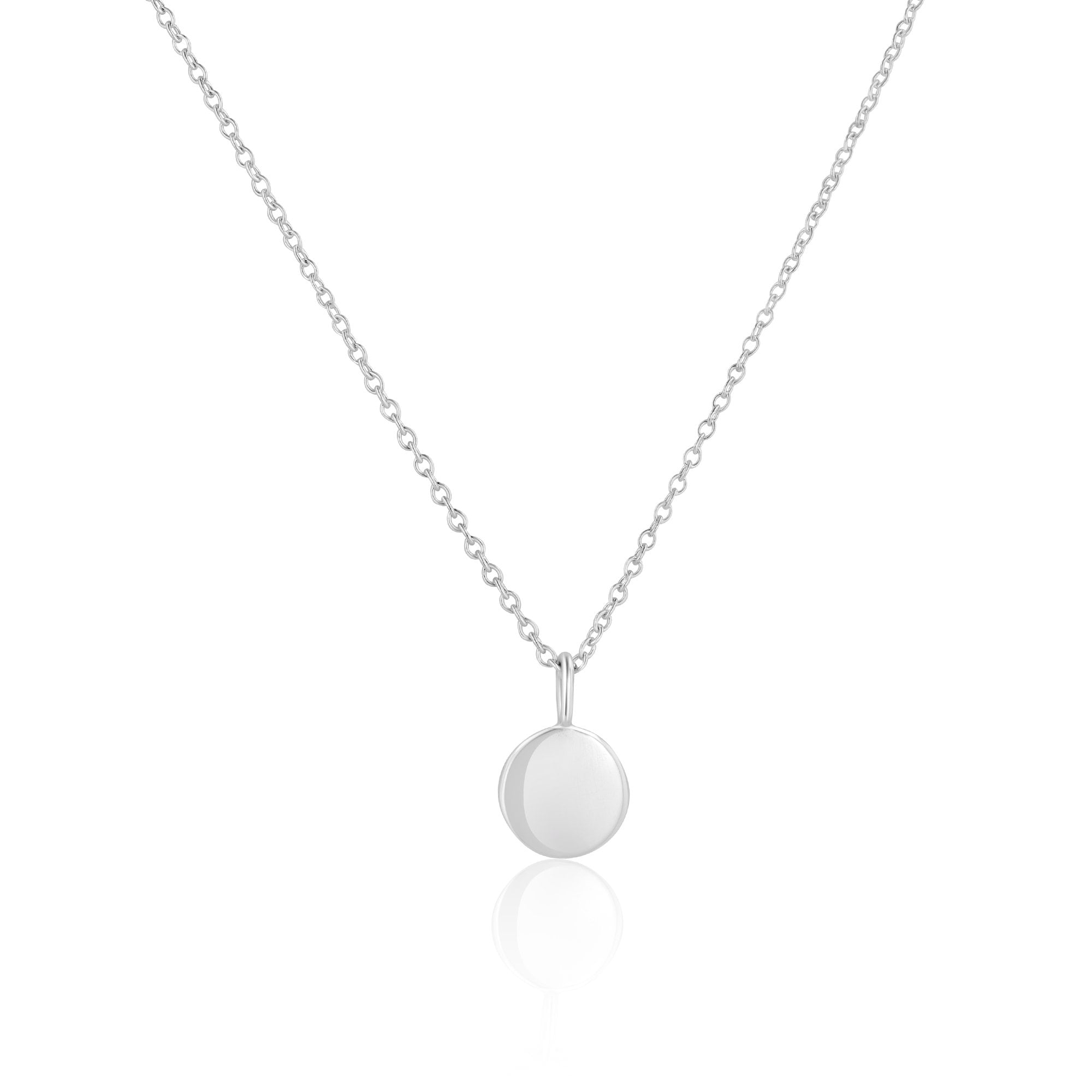 Sterling Silver Round Necklace
